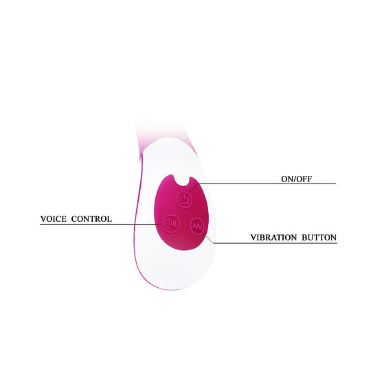 Vibrador Vincent (por voz) conejo recargable-3