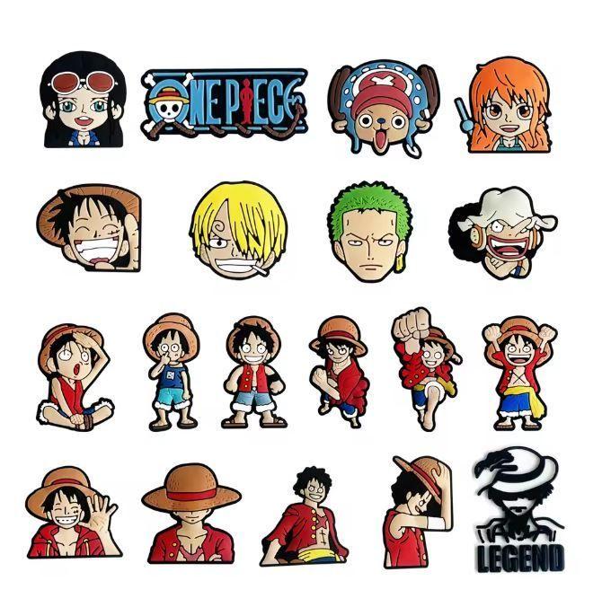 Pack 19 Charms One Piece Compatibles Con Crocs Pin-0