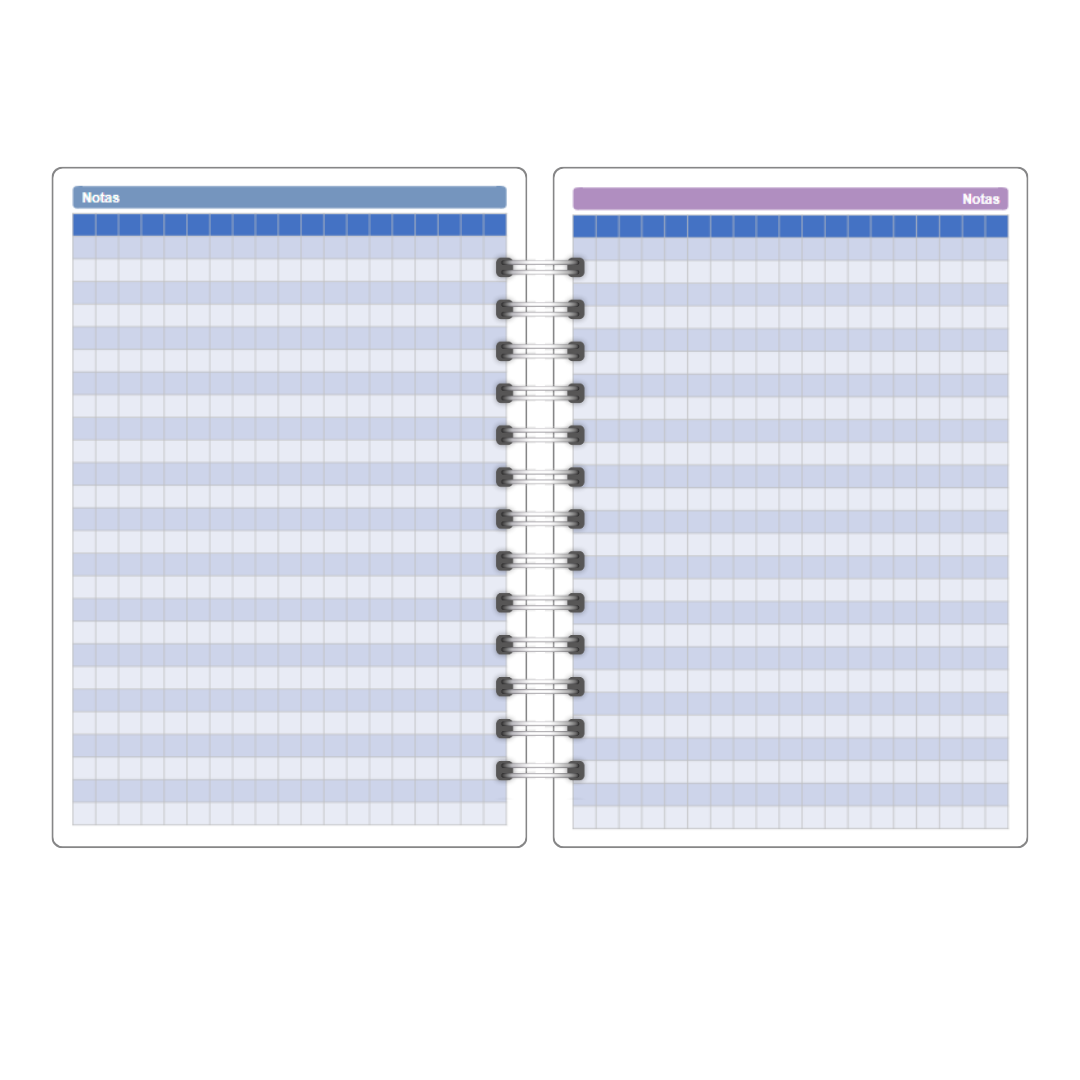 Agenda docente profesora A5 Anual Papelería Personalizada 1-7