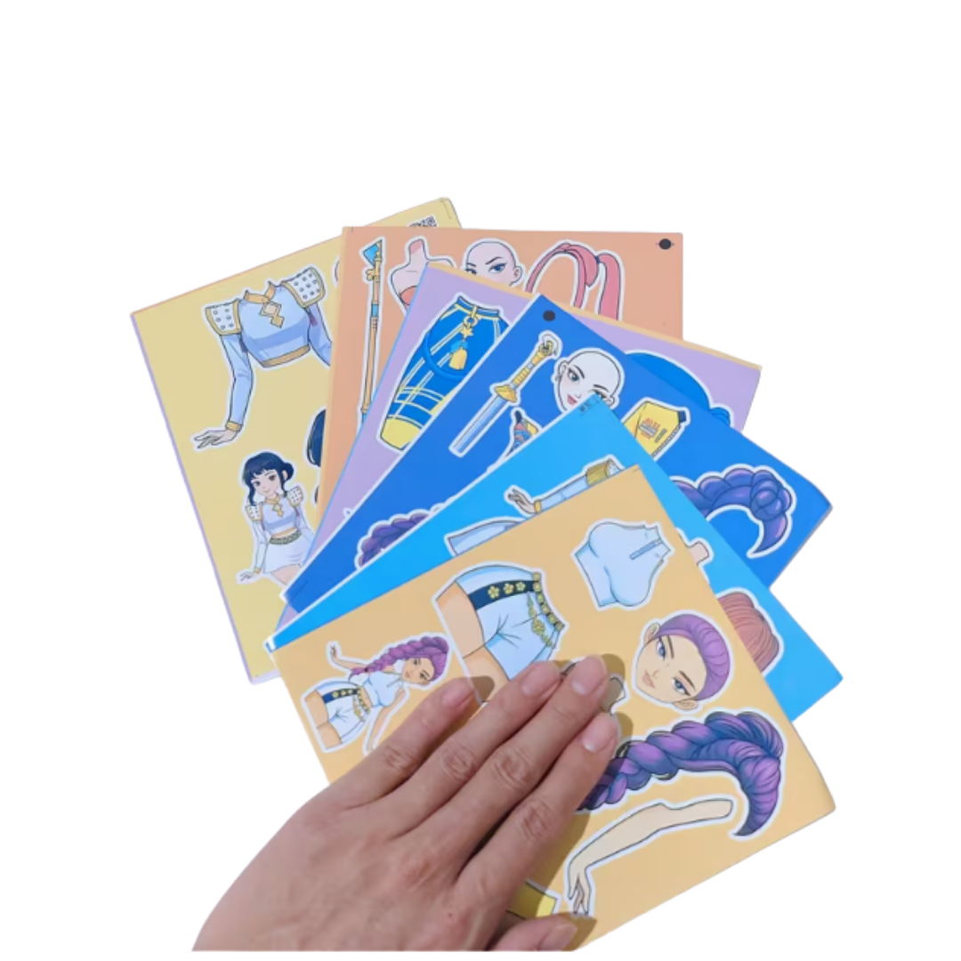 Stickers Demon Hunters Pegatinas Armarbles Guerreras K-pop-0