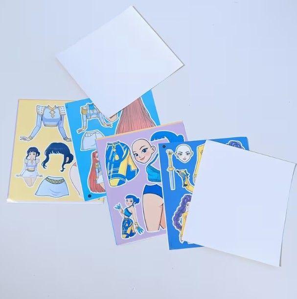 Stickers Demon Hunters Pegatinas Armarbles Guerreras K-pop-1