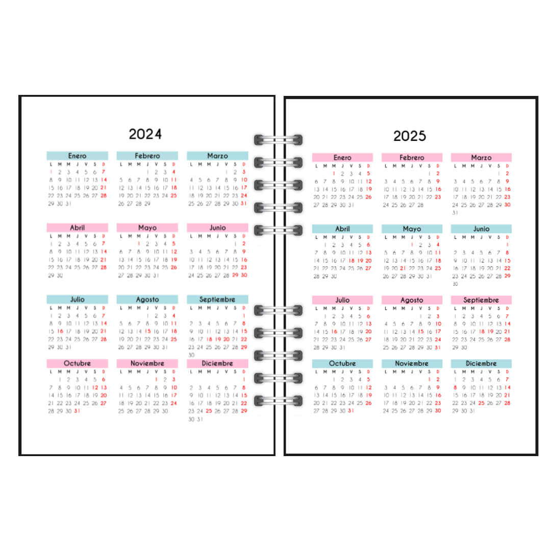 Agenda Psicopedagoga 200 Pág Anual Papelería Personalizada-3