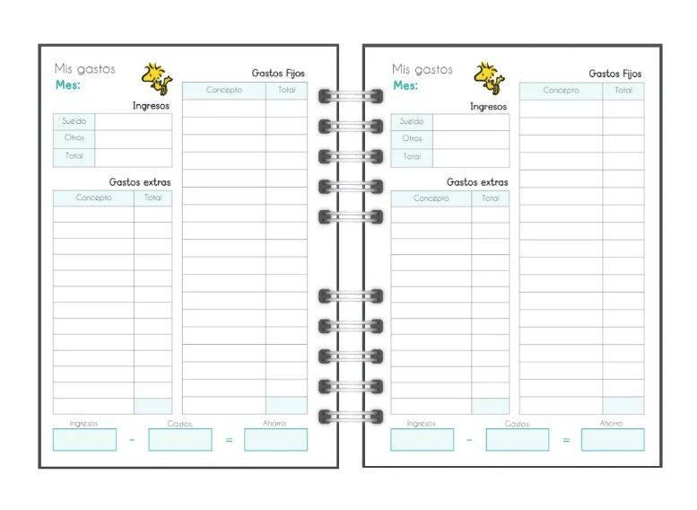 Agenda Snoopy Sin Fecha 200 Pág A5 Cute Kawaii Papeleria 2-5