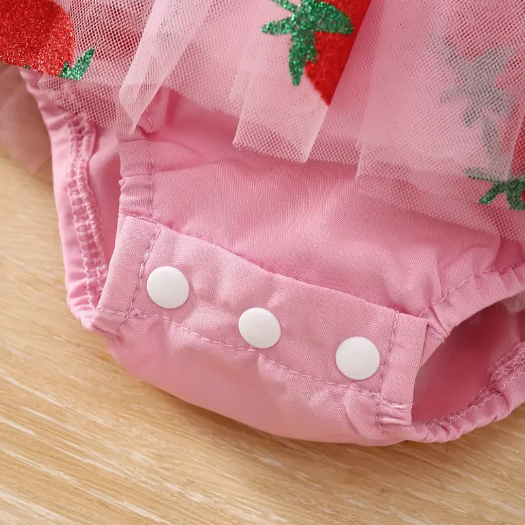 Enterito Niña Ropa Bebé Jardinera + Gorro Infantil-3