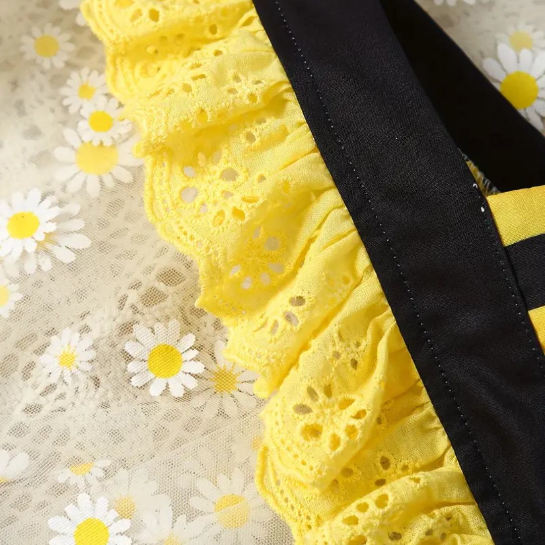 Vestido Niña Abeja + Gorro Ropa Bebé-2