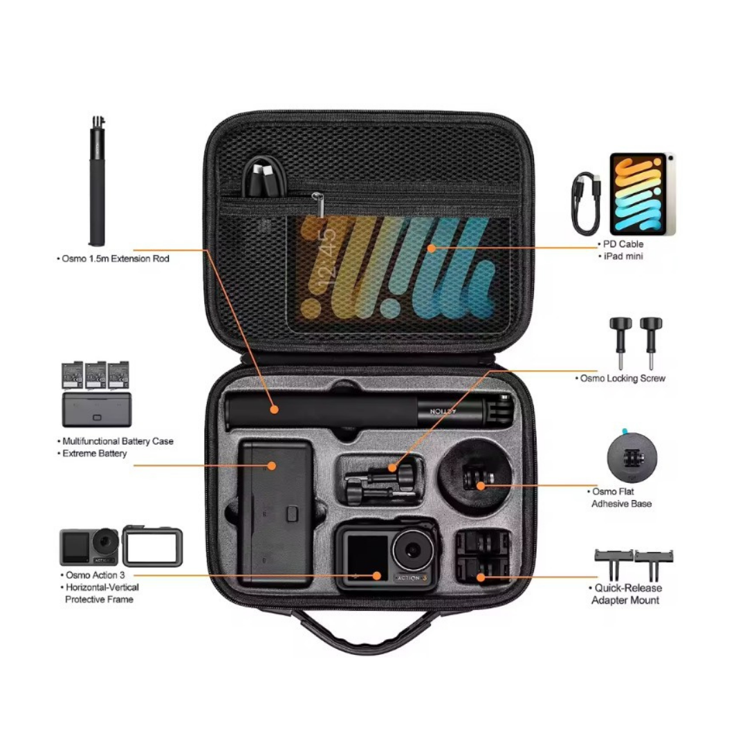 bolso para camara  Dji Osmo Action 5 Pro 4 3 protector-1
