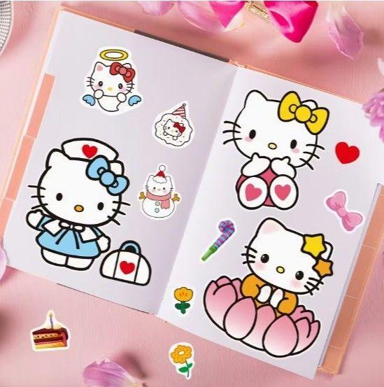 6 Pegatinas Hello Kitty Stickers Armable Rompecabezas Sanrio-2