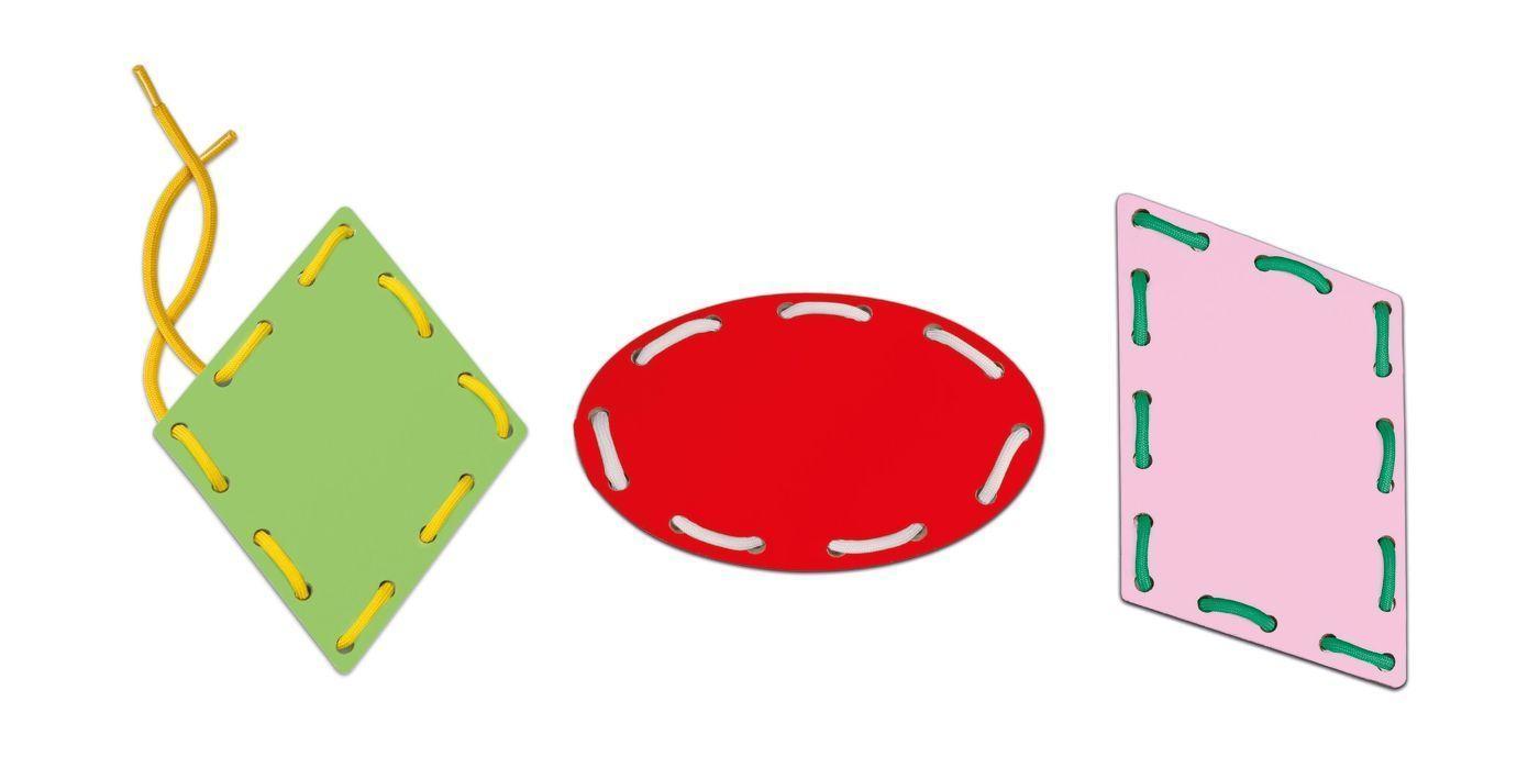 Juego Montessori Formas y Cordones-1