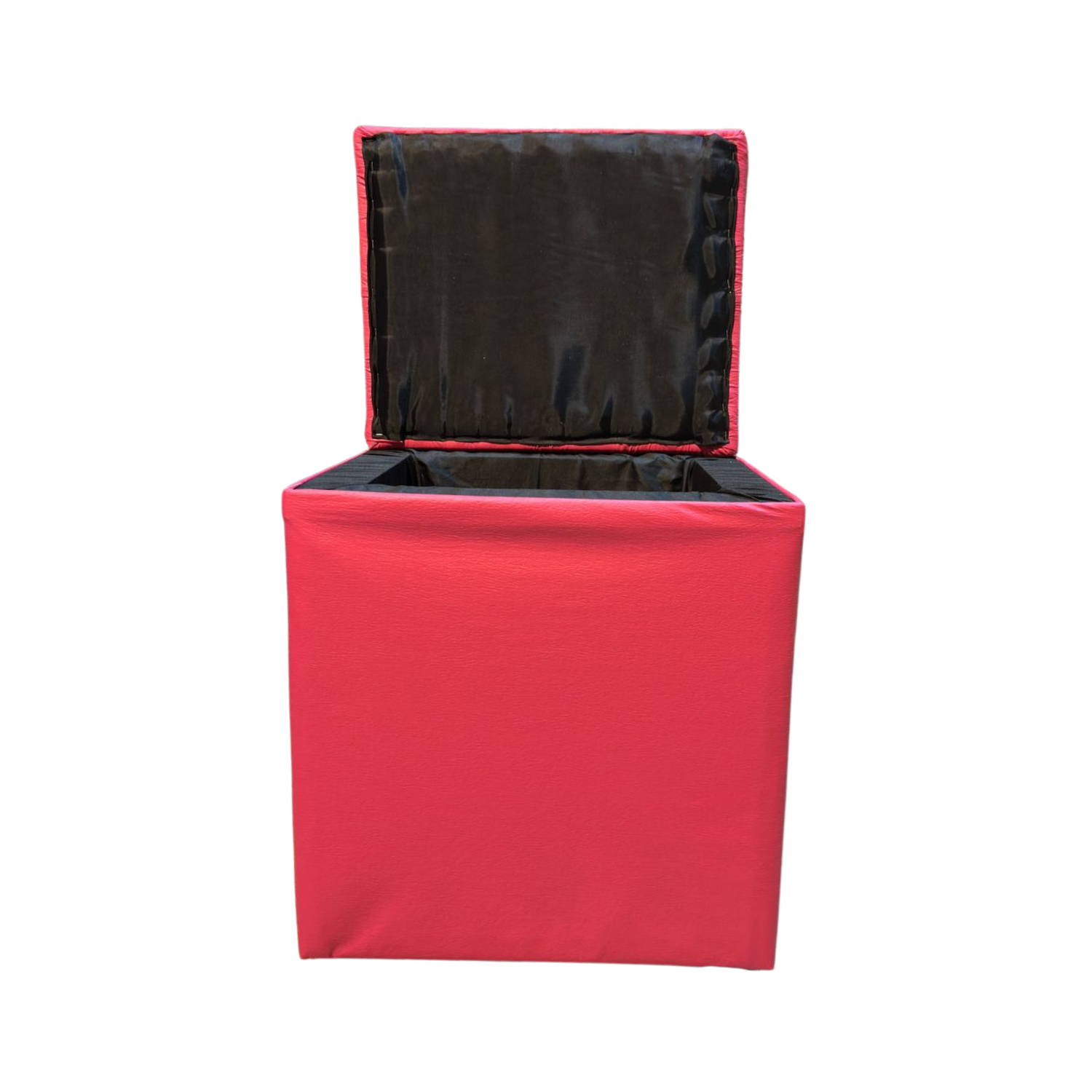 Pouf Baul Fucsia Eco Cuero 40x33x50 Rimar-4