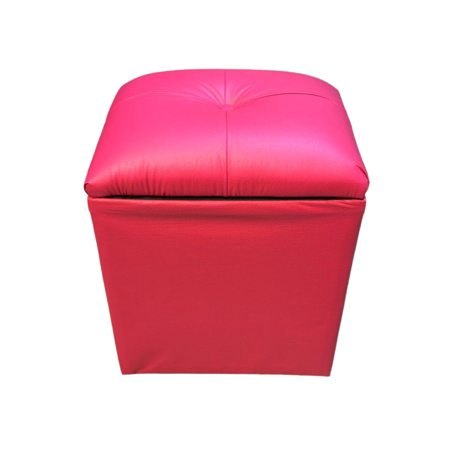 Pouf Baul Fucsia Eco Cuero 40x33x50 Rimar-5