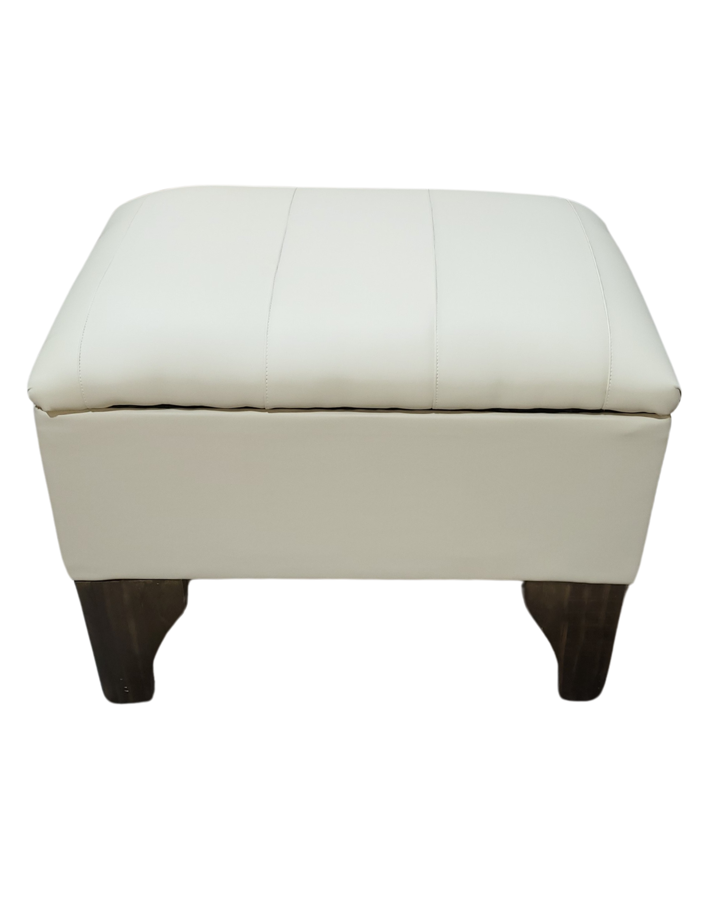 Banqueta Baúl Beige Eco Cuero 60x40x45x20 Muebles Rimar-2
