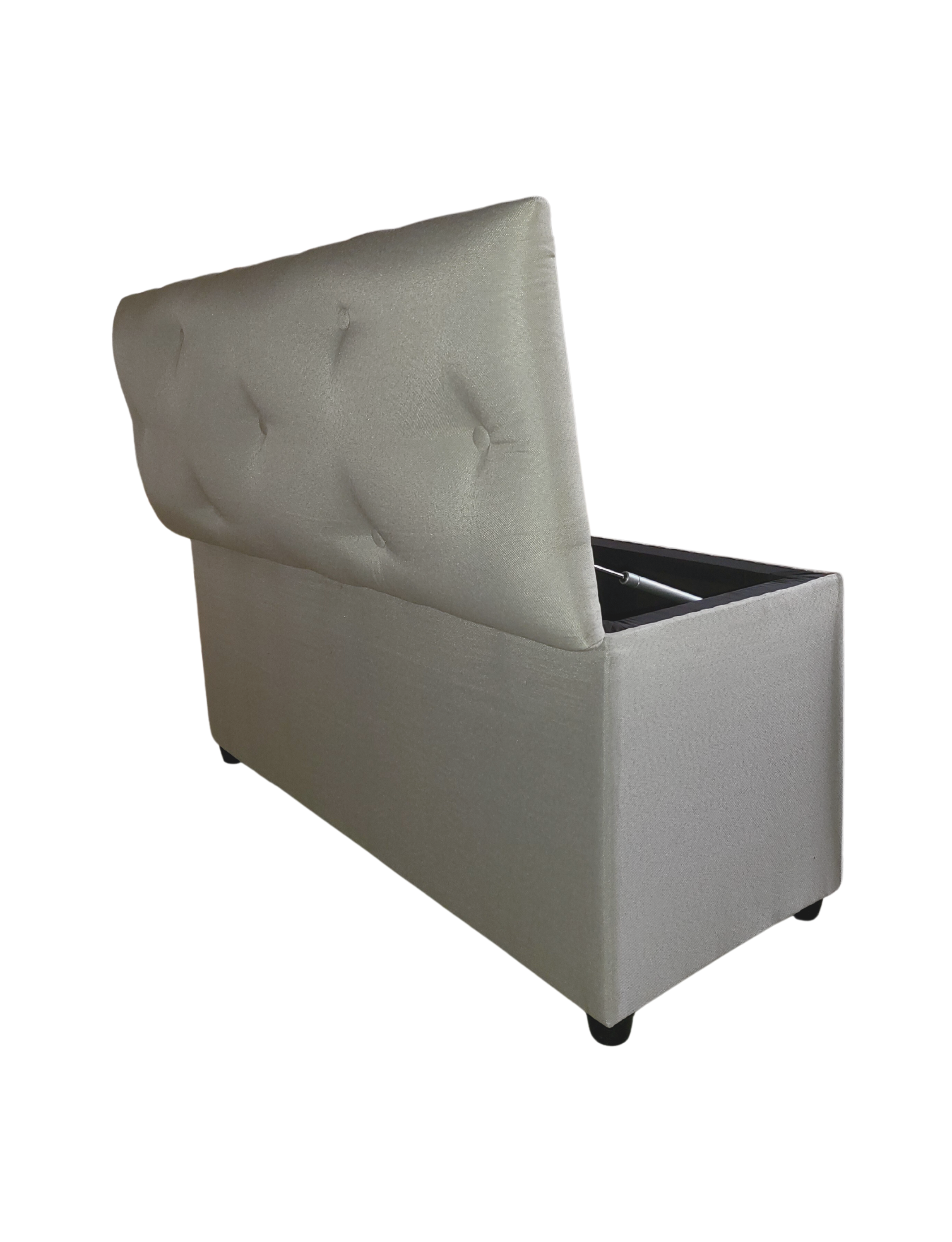 Baul Botone XL Crudo Lino 105X40X50X40 Rimar-3
