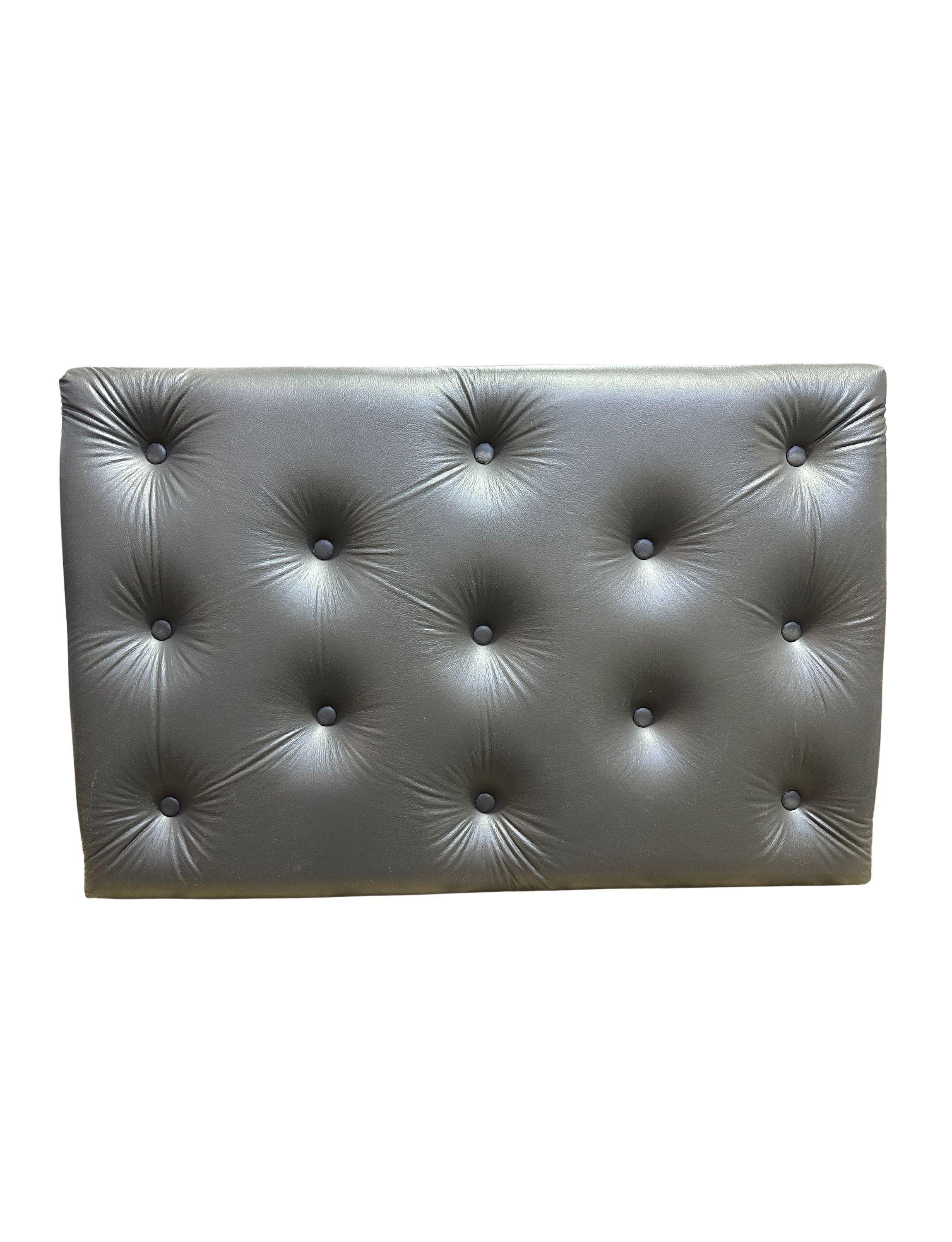 Respaldo 1 Plaza Gris Eco cuero Muebles Rimar-6