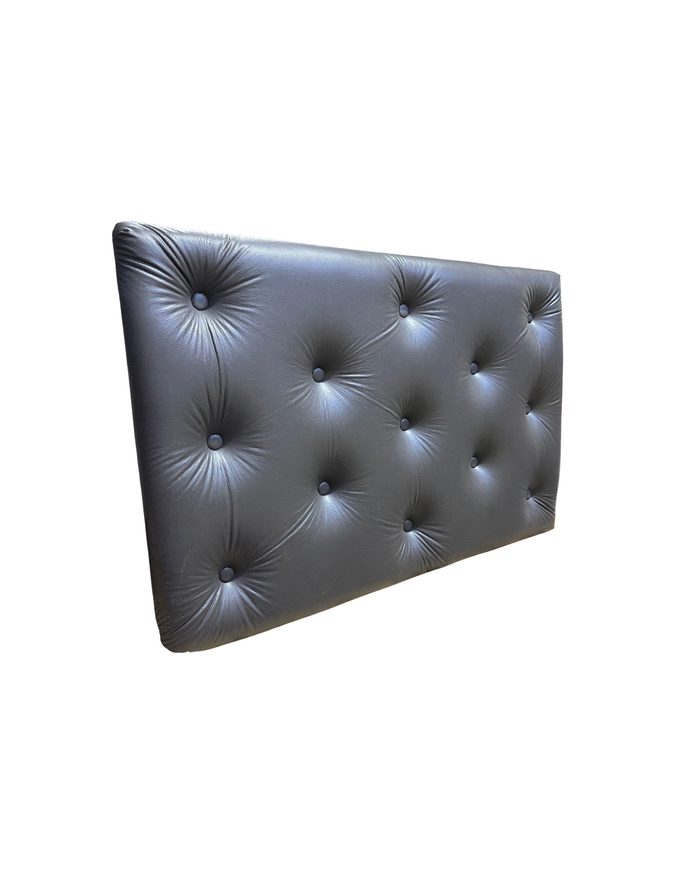 Respaldo 1 Plaza Gris Eco cuero Muebles Rimar-2