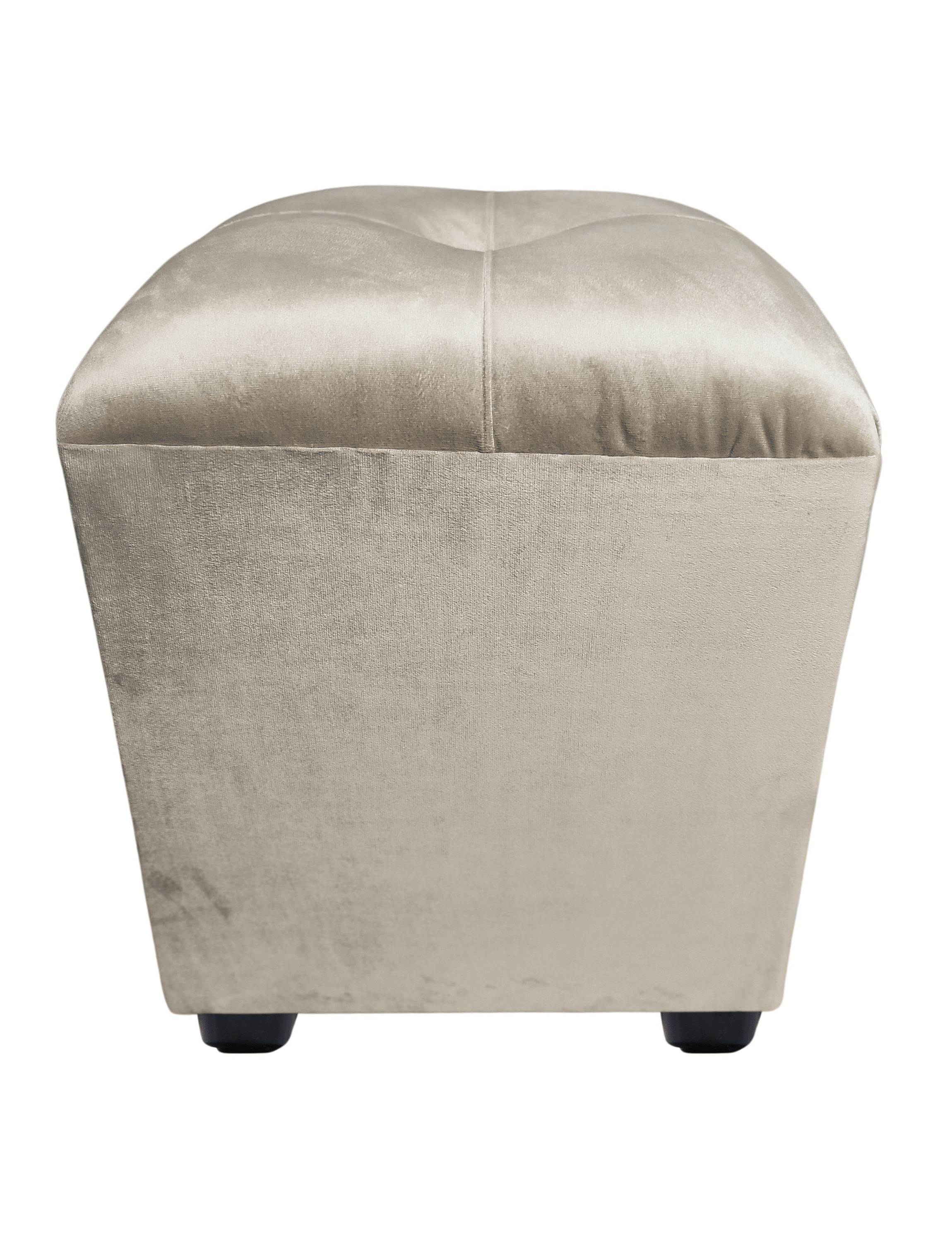 POUF BEIGE FELPA 40X40X45 RIMAR-5