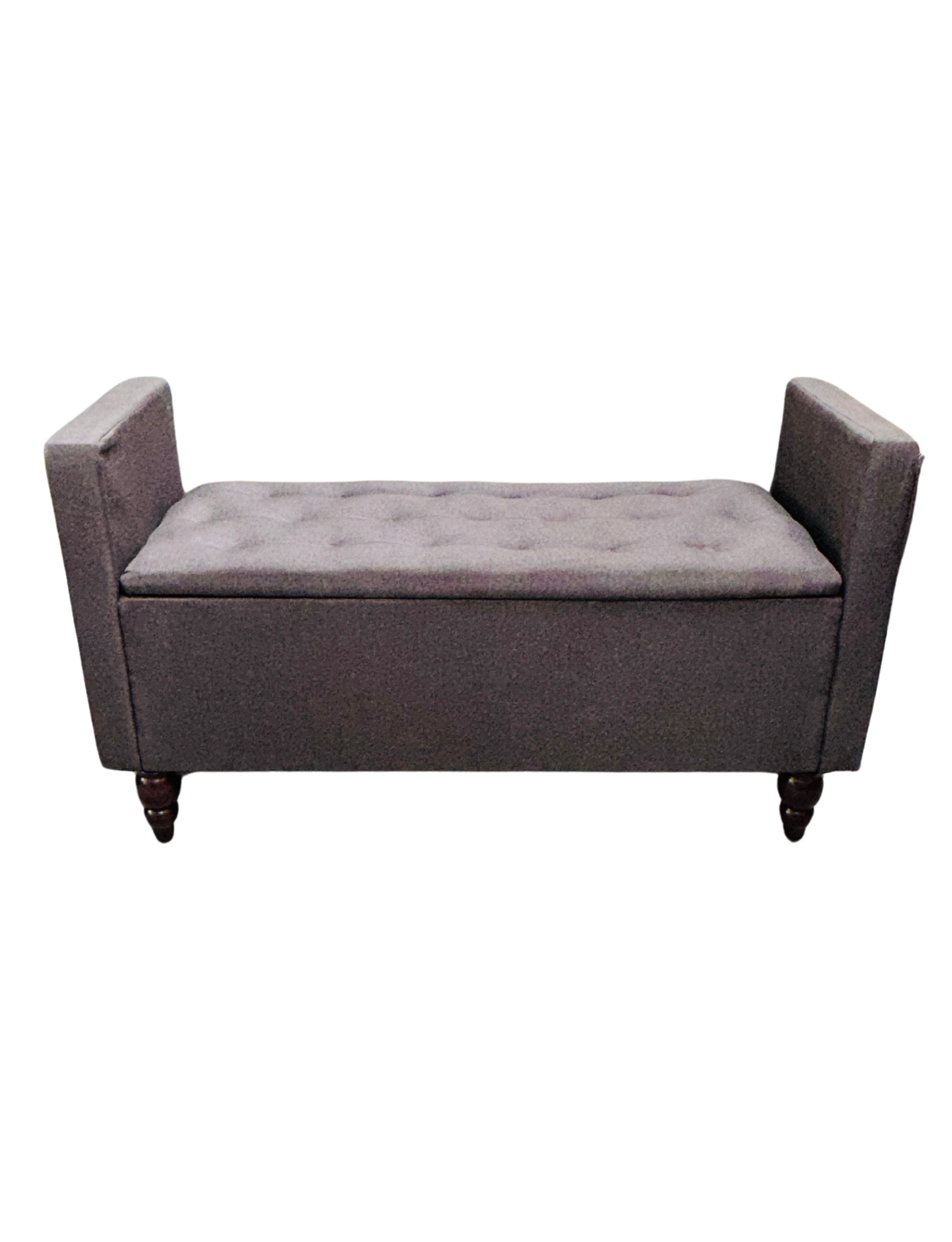 Banqueta Baul Múnich Rimar Cafe Moro Lino125X54X40-4