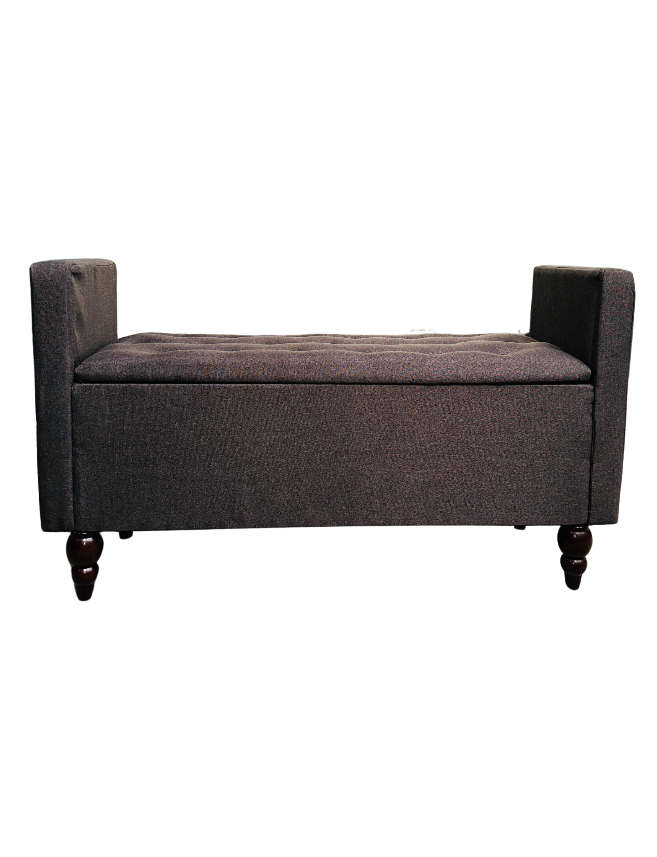 Banqueta Baul Múnich Rimar Cafe Moro Lino125X54X40-5