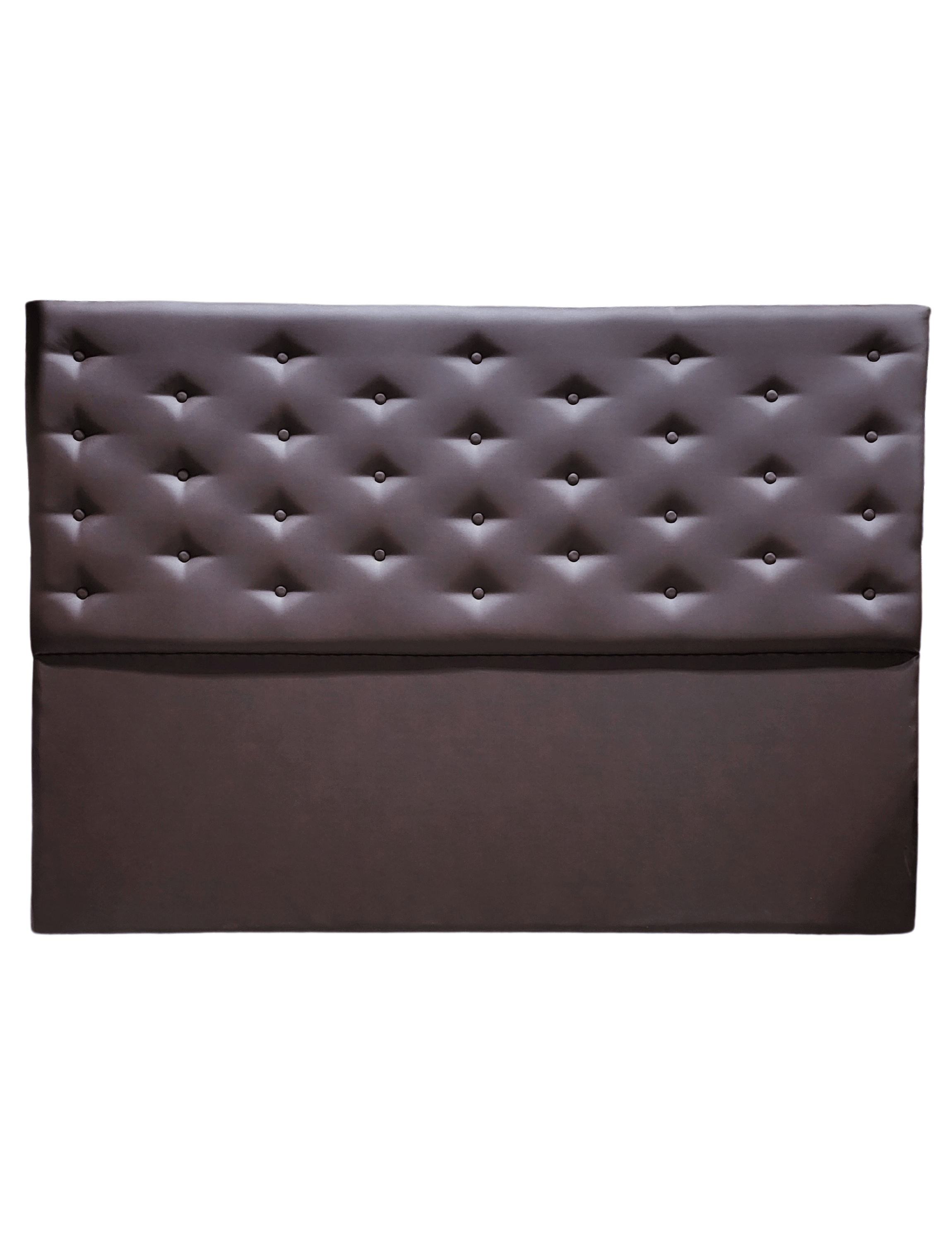 RESPALDO BOTONE A PISO KING CHOCOLATE ECO CUERO -6