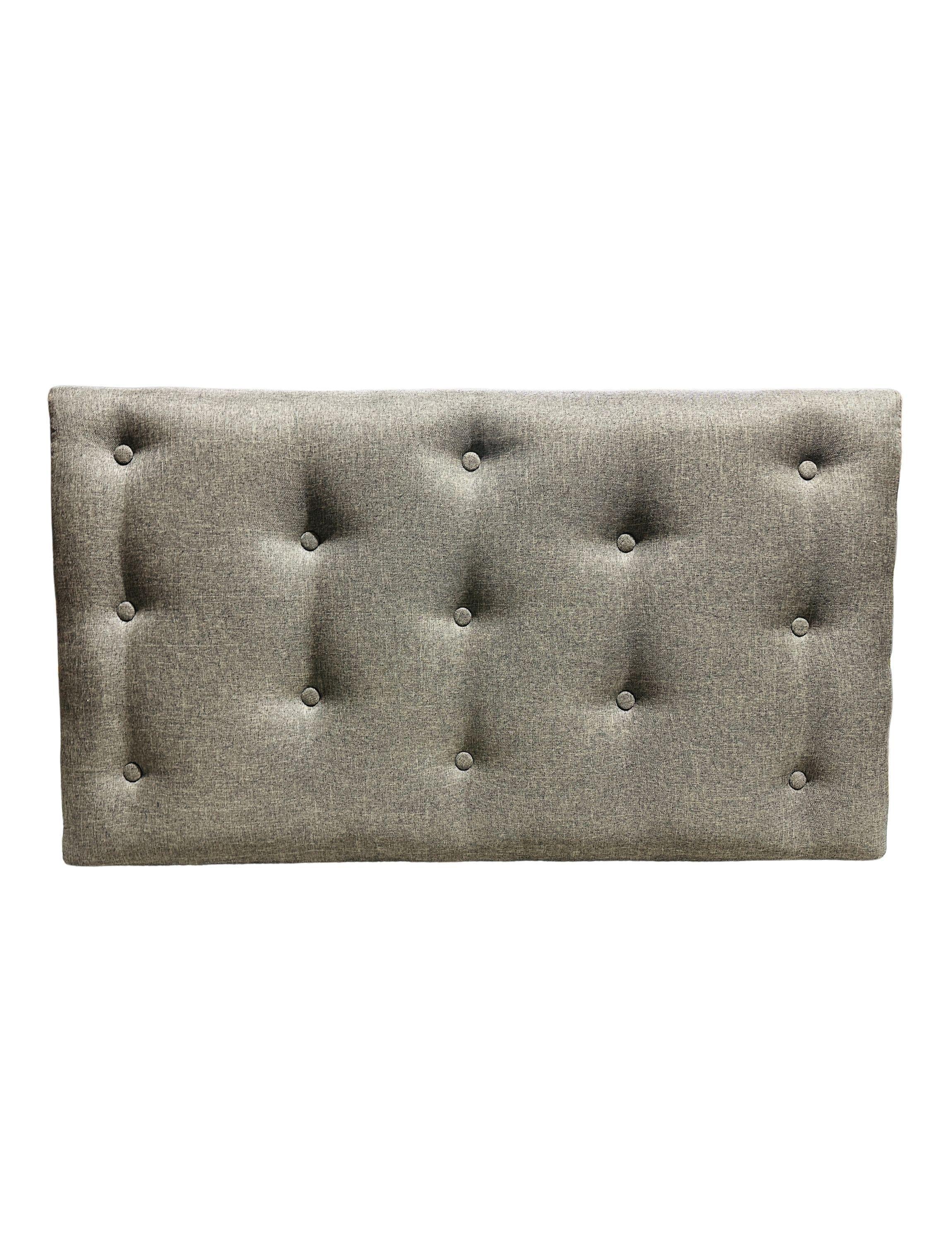 Respaldo 1.5 plazas Gris Lino Muebles Rimar-6