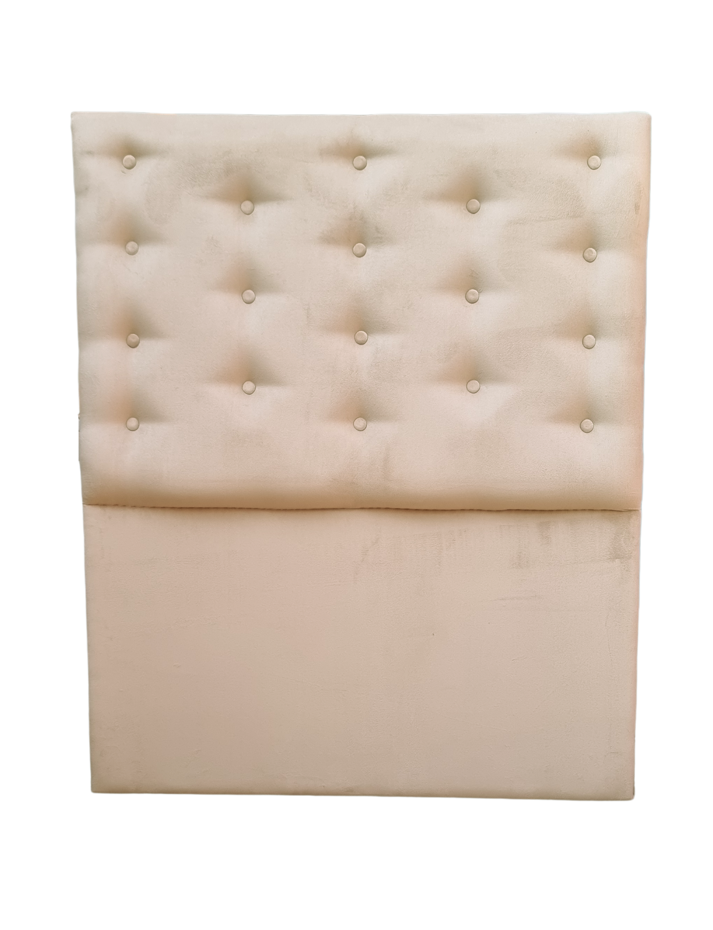 Cama 1.5P Respaldo a Piso Beige + Colchón -3