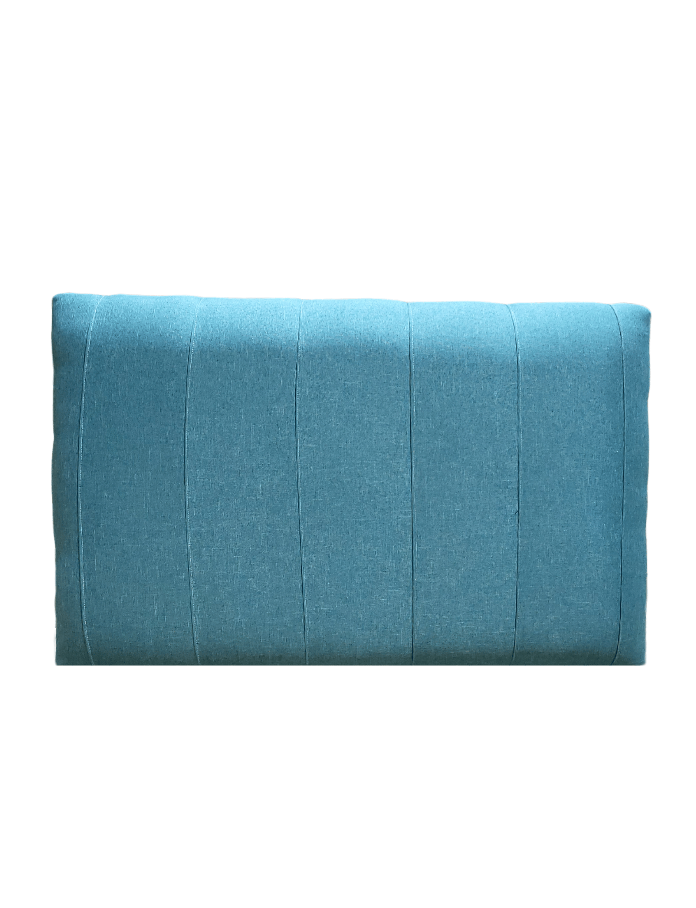 Respaldo 1 1/2 Turquesa Lino Lineal Rimar 107x60x6-2