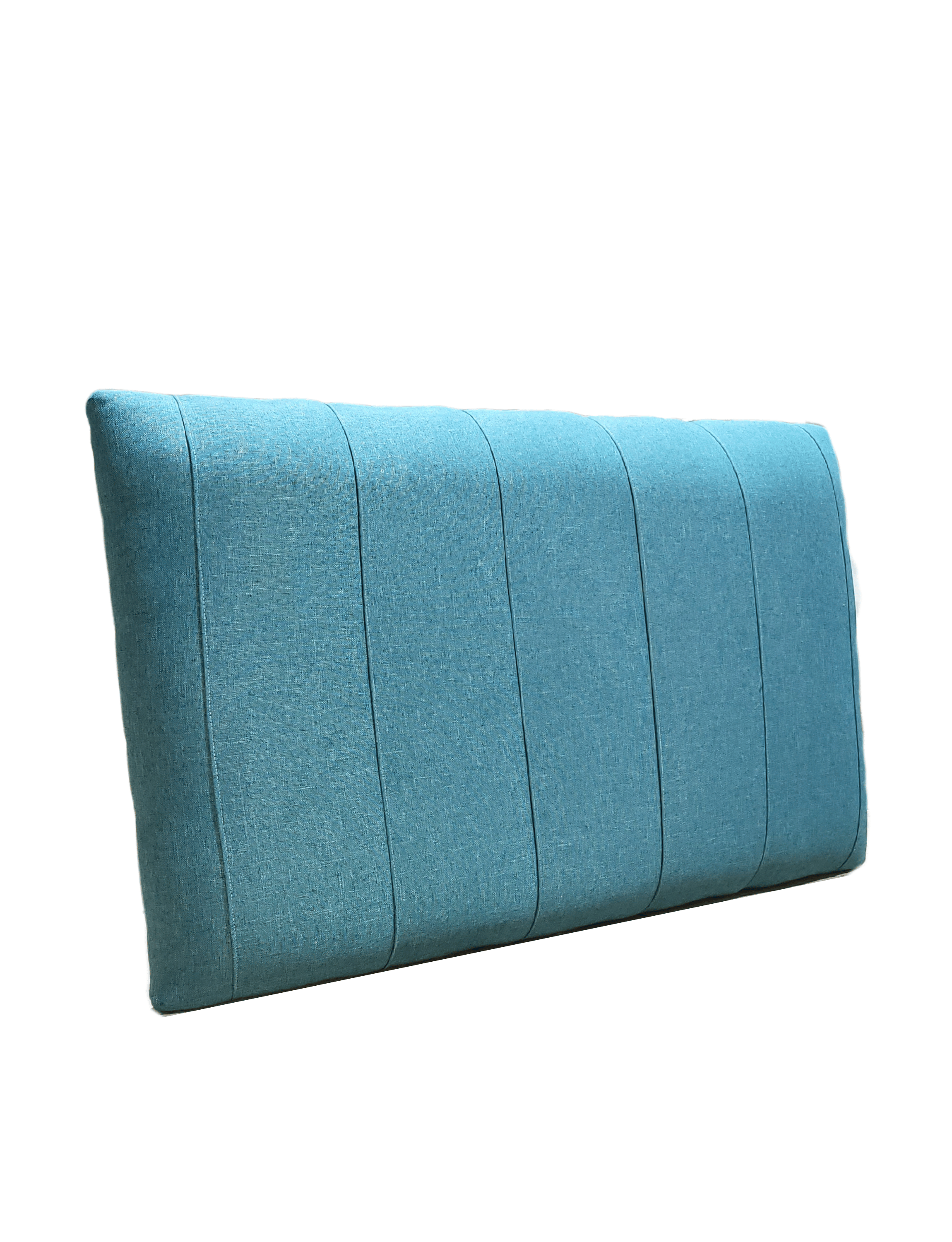 Respaldo 1 1/2 Turquesa Lino Lineal Rimar 107x60x6-4