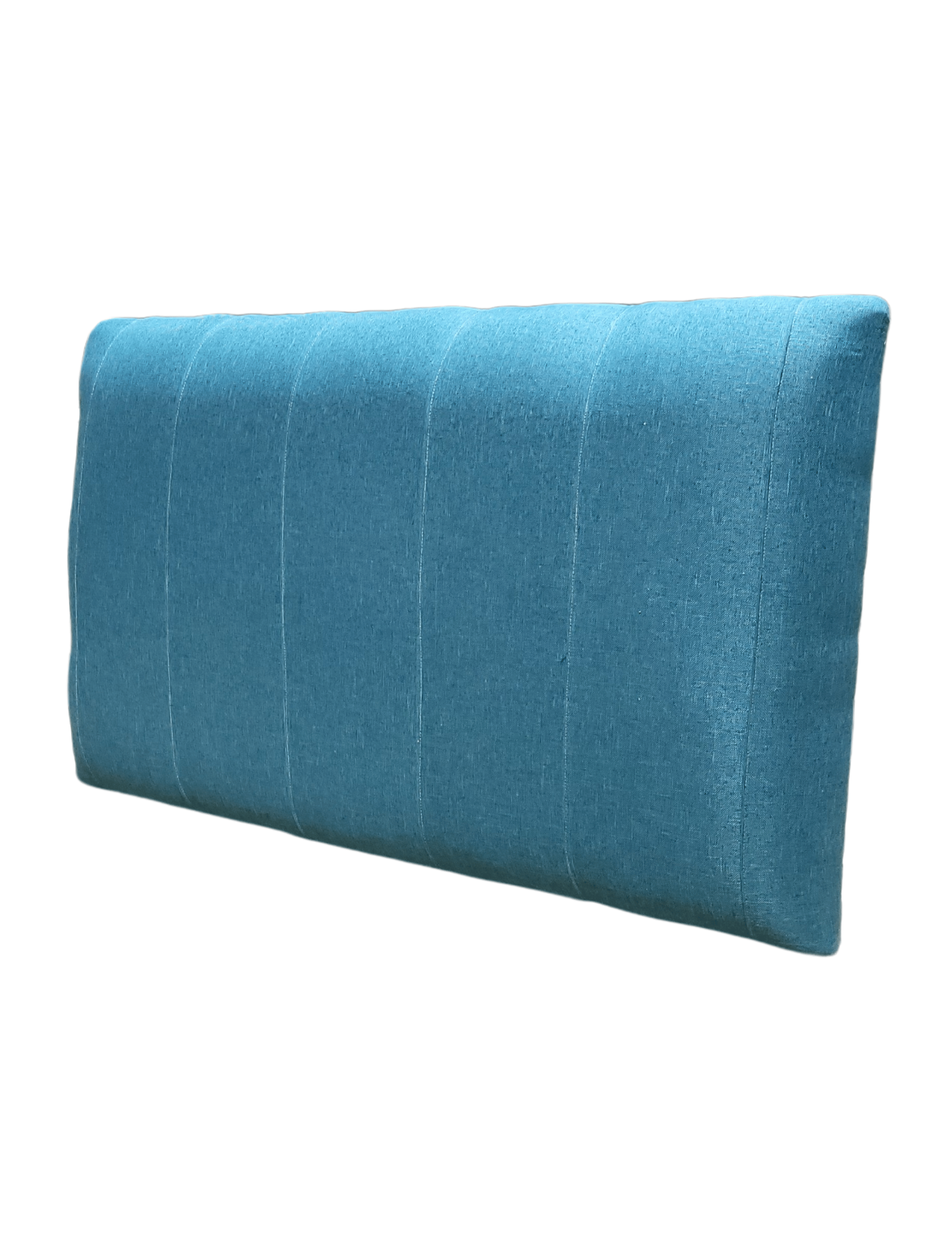 Respaldo 1 1/2 Turquesa Lino Lineal Rimar 107x60x6-5
