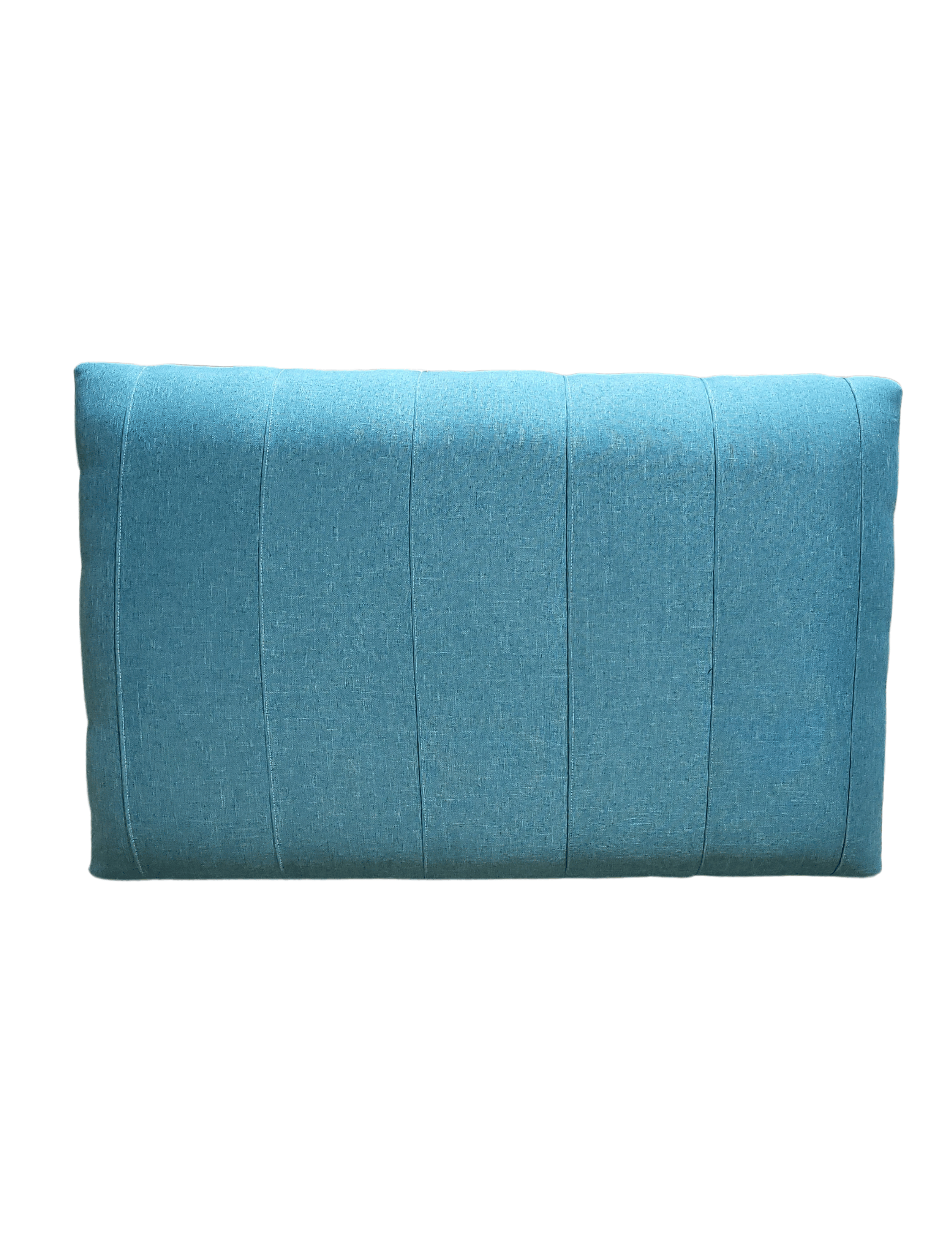 Respaldo 1 1/2 Turquesa Lino Lineal Rimar 107x60x6-7