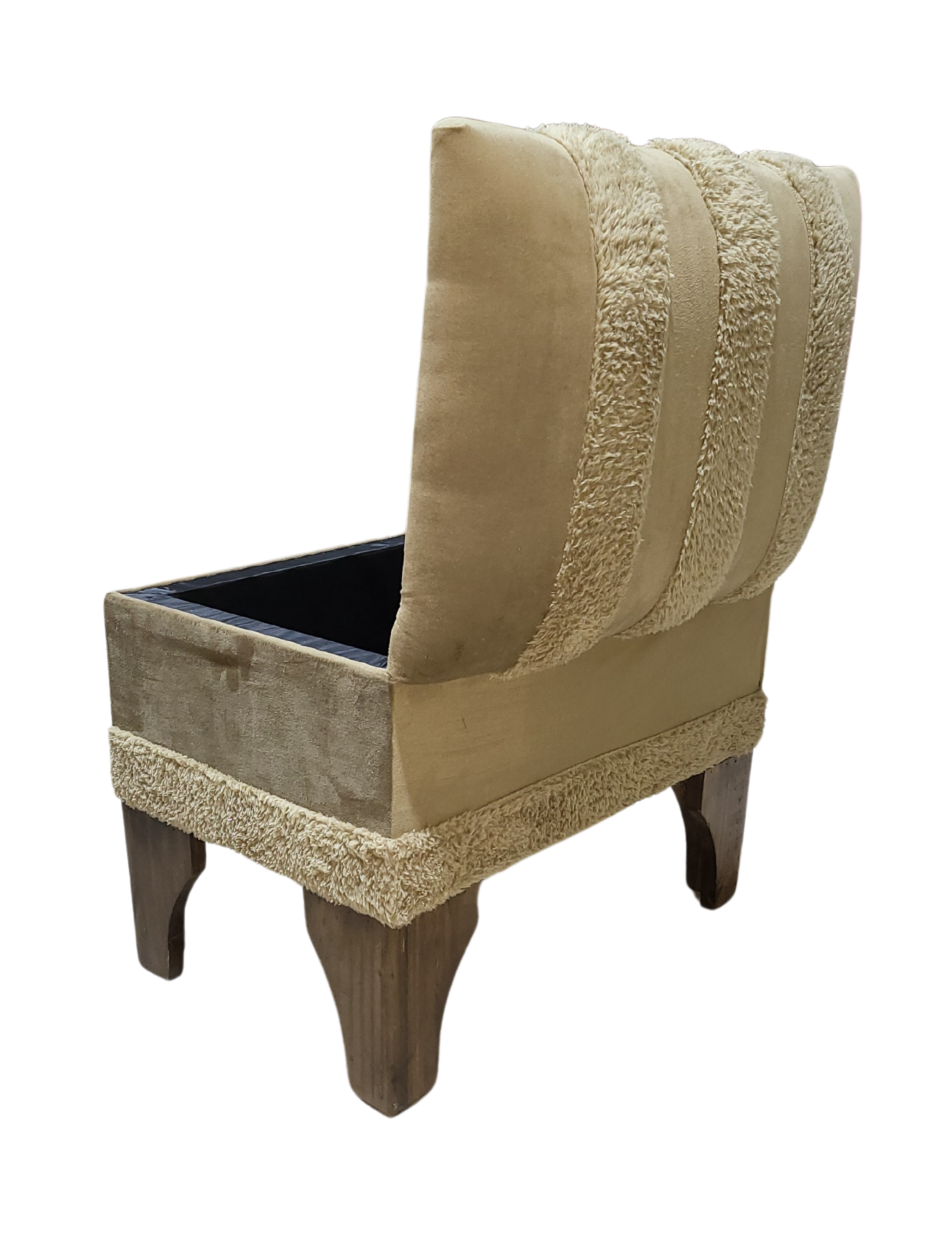 Banqueta Baúl Pelu Cafe 60x40x45x20 Muebles Rimar-4