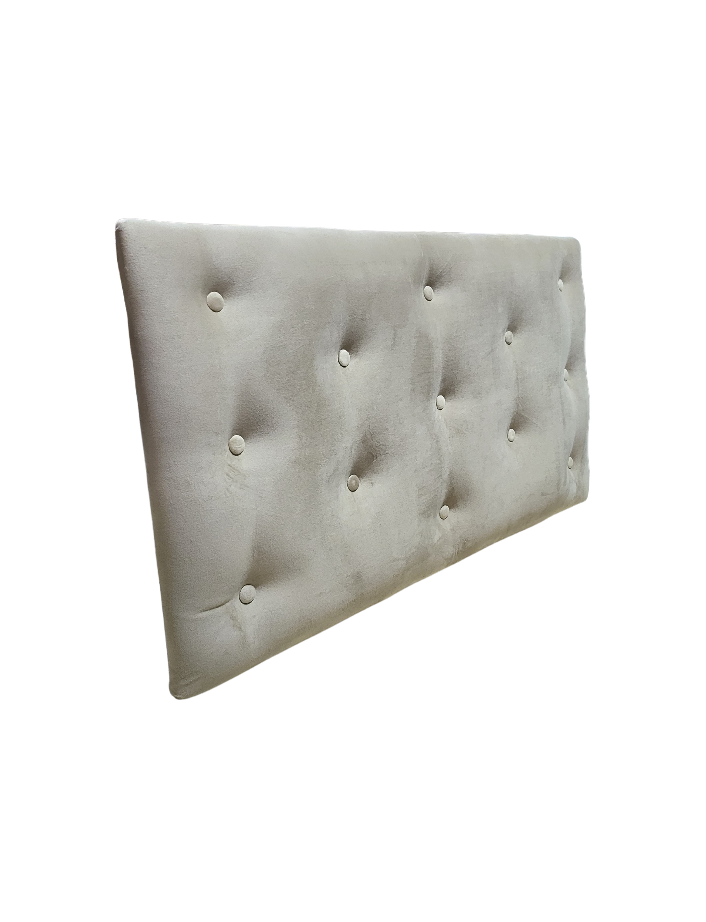 Respaldo 1.5 P Botone Beige Felpa Muebles Rimar-2