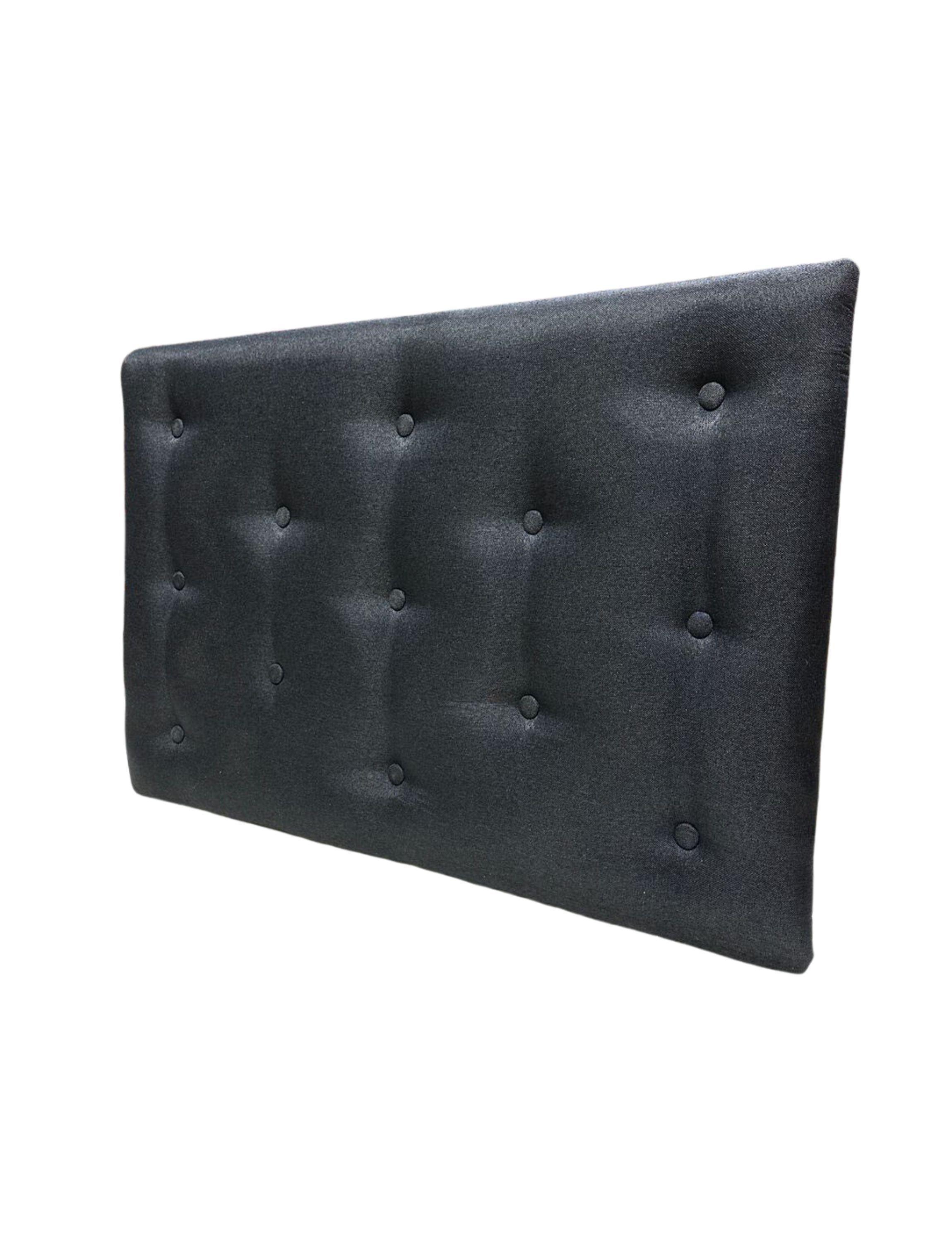 Respaldo 1 Plaza Negro Lino Muebles Rimar-3