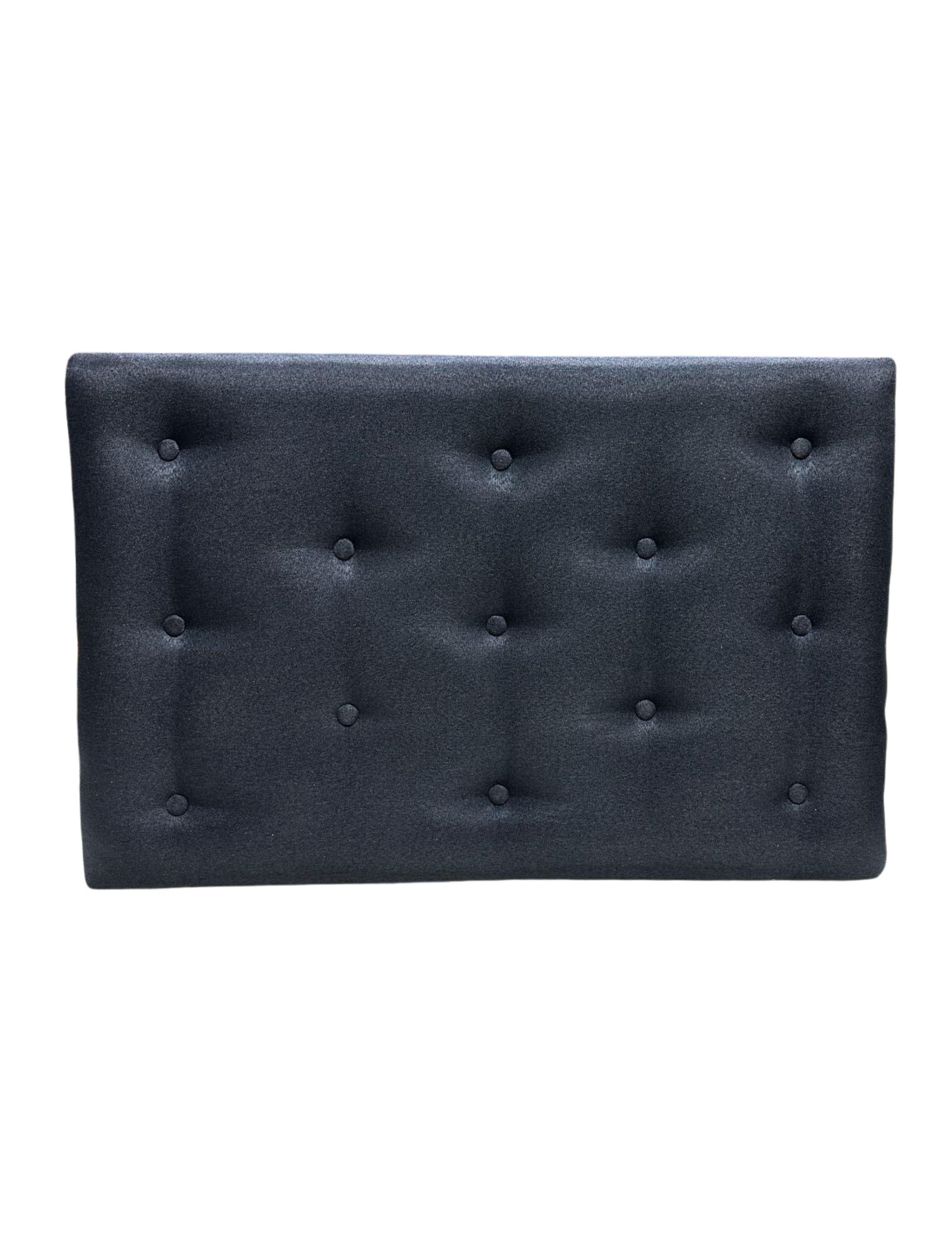 Respaldo 1 Plaza Negro Lino Muebles Rimar-6