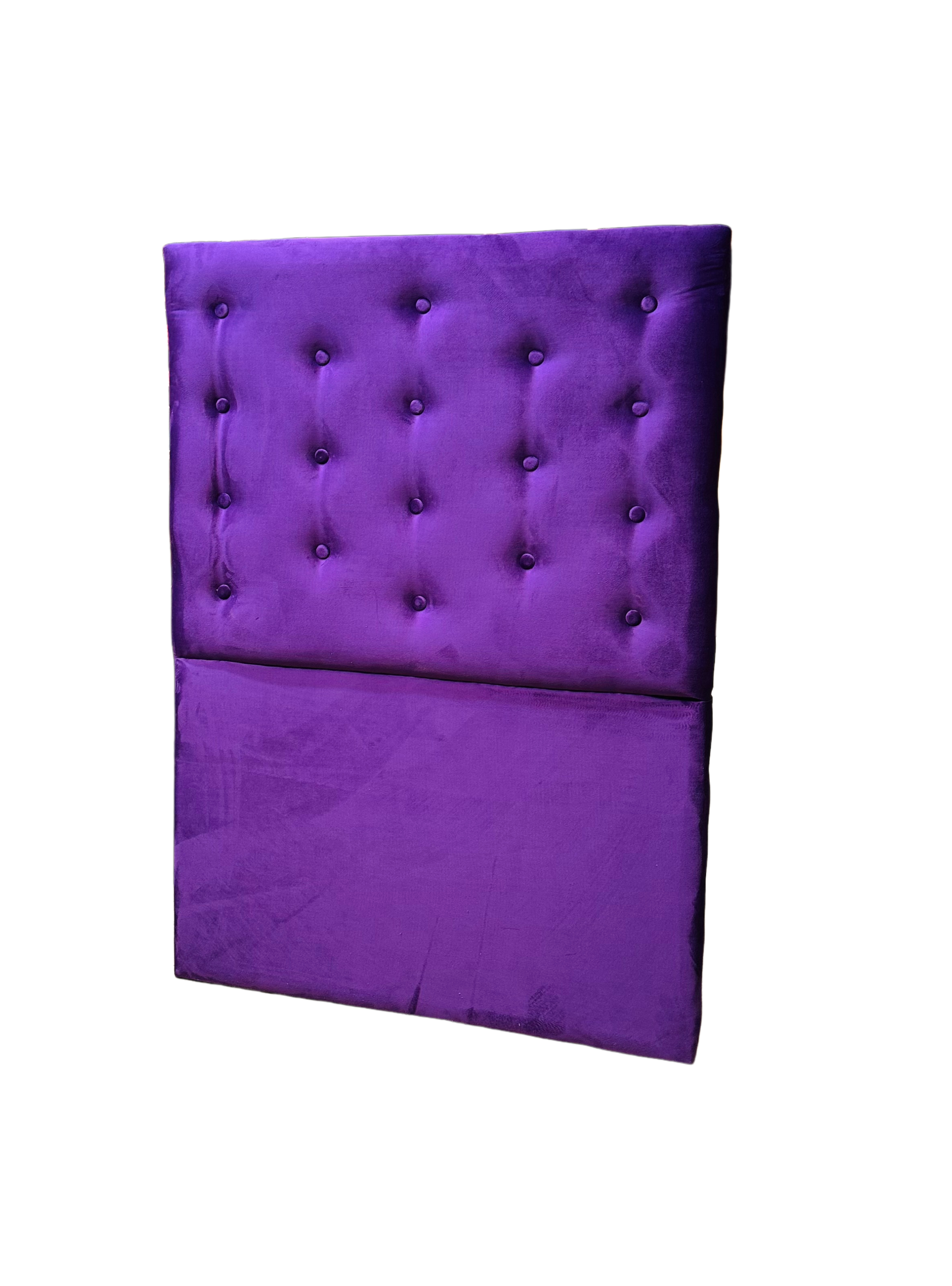 Respaldo 1 plaza Morado Felpa Botone Rimar-2