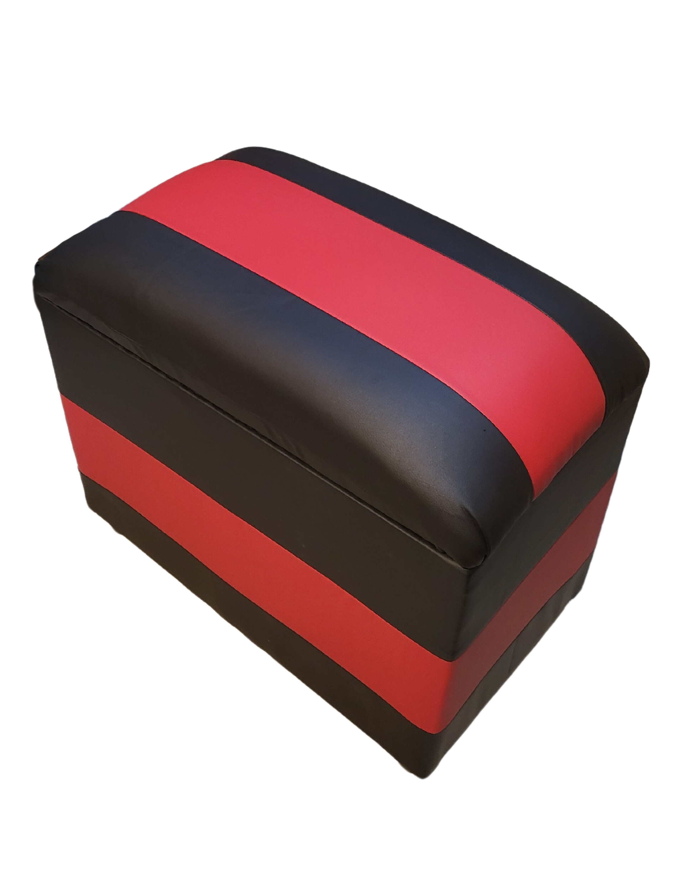 Banqueta Baul Bicolor Eco Cuero 60x35x50 Rimar-2