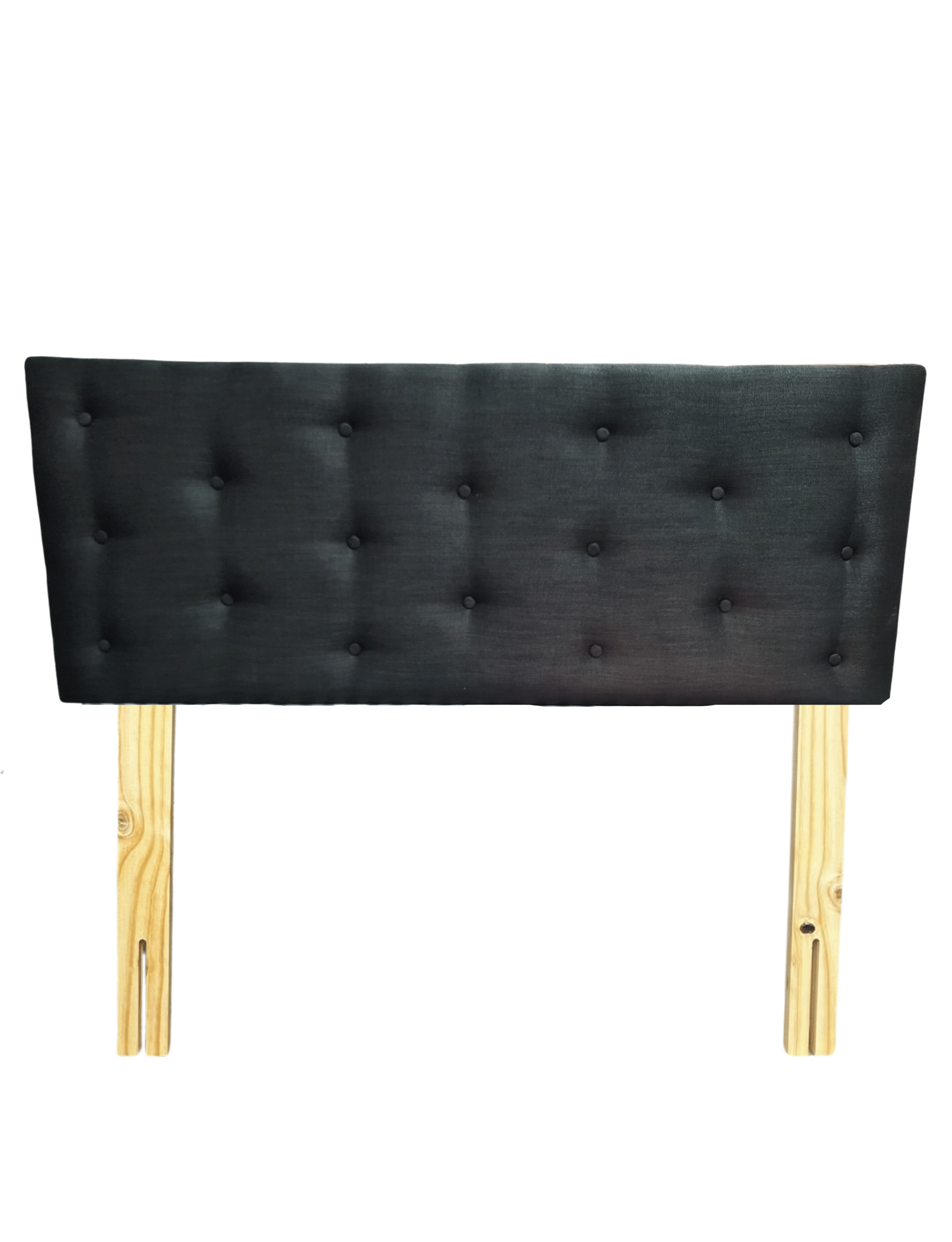 Respaldo Botoné 2P Negro Lino -4