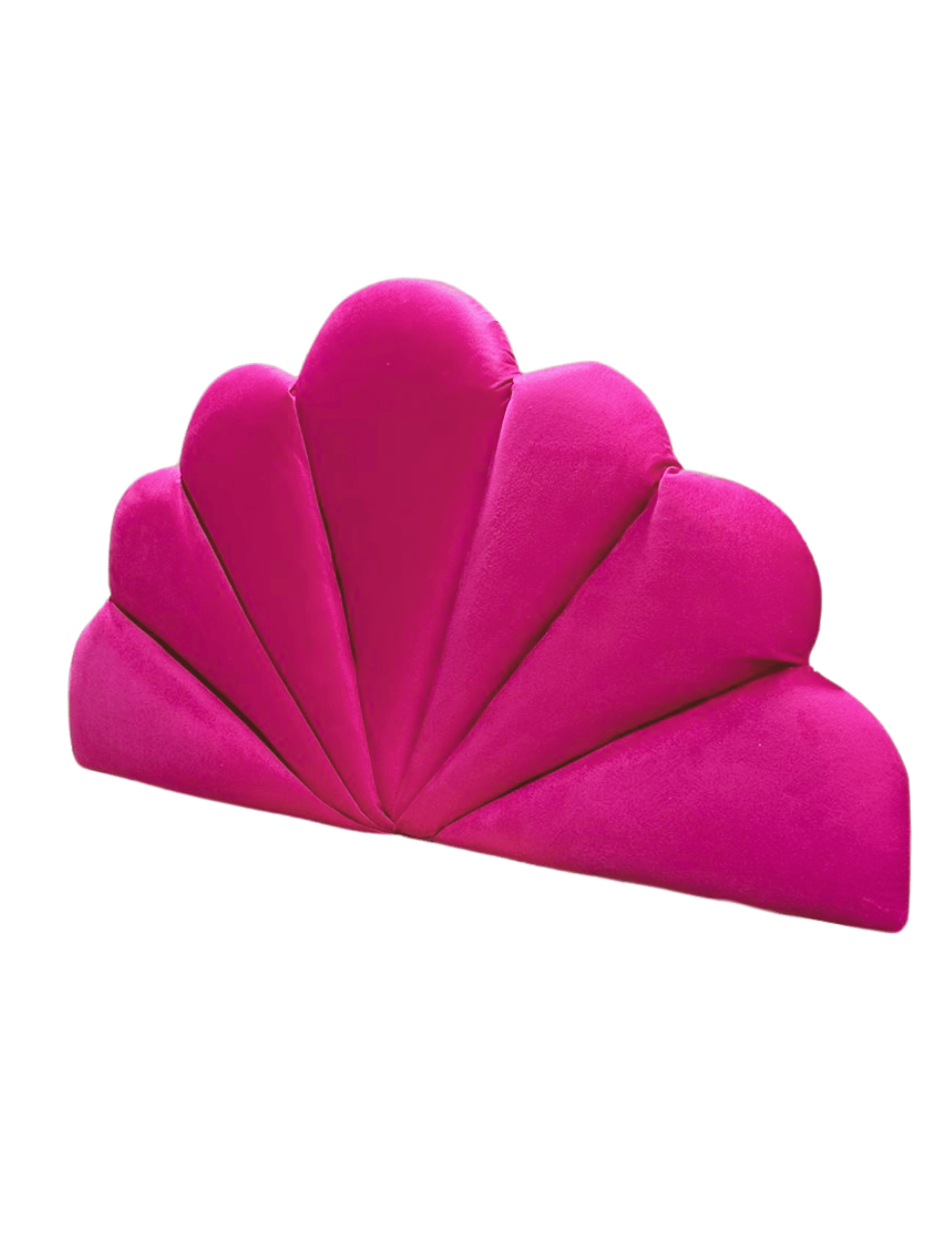 Respaldo Coral 1 1/2 Fucsia Felpa Muebles Rimar-3
