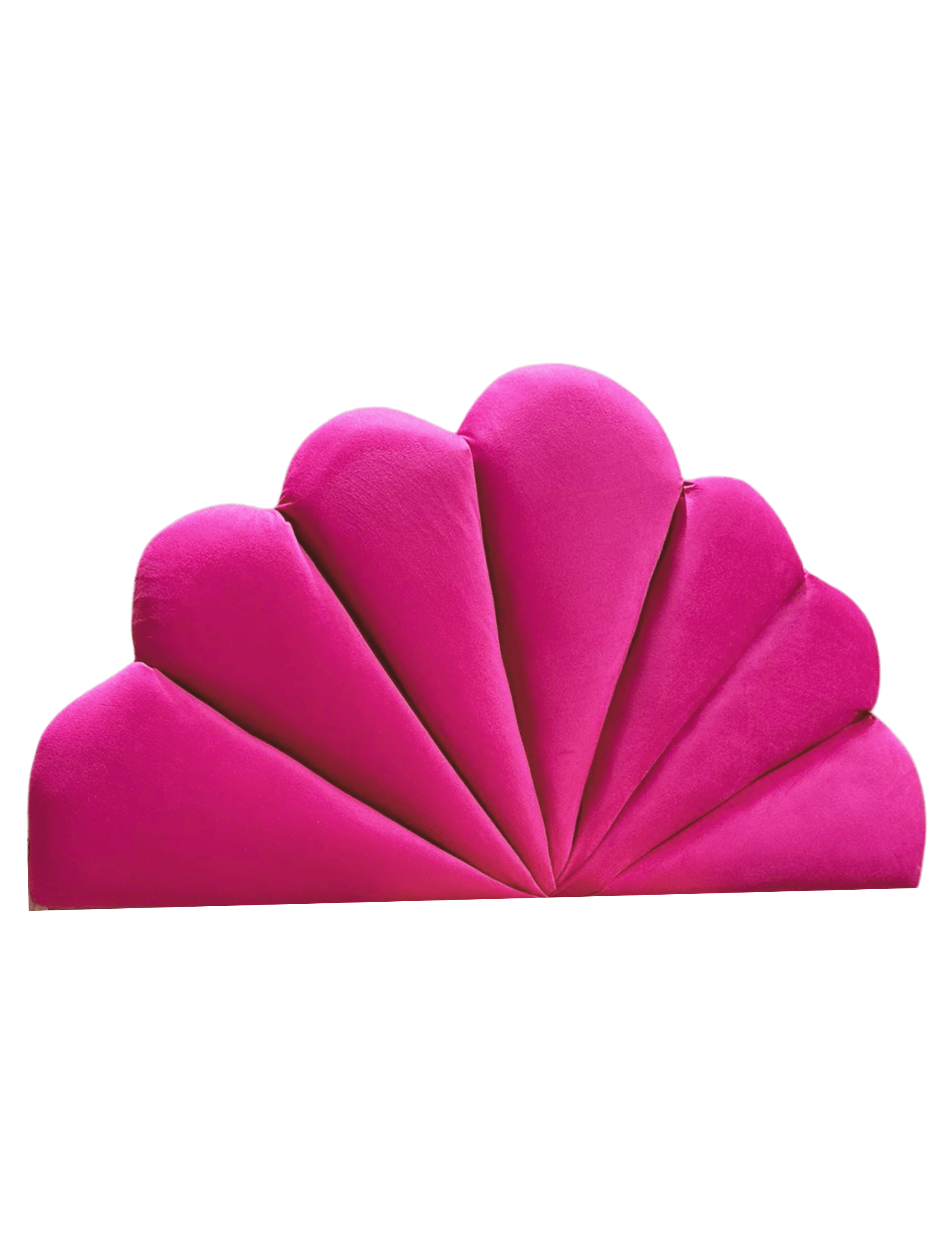 Respaldo Coral 1 1/2 Fucsia Felpa Muebles Rimar-5