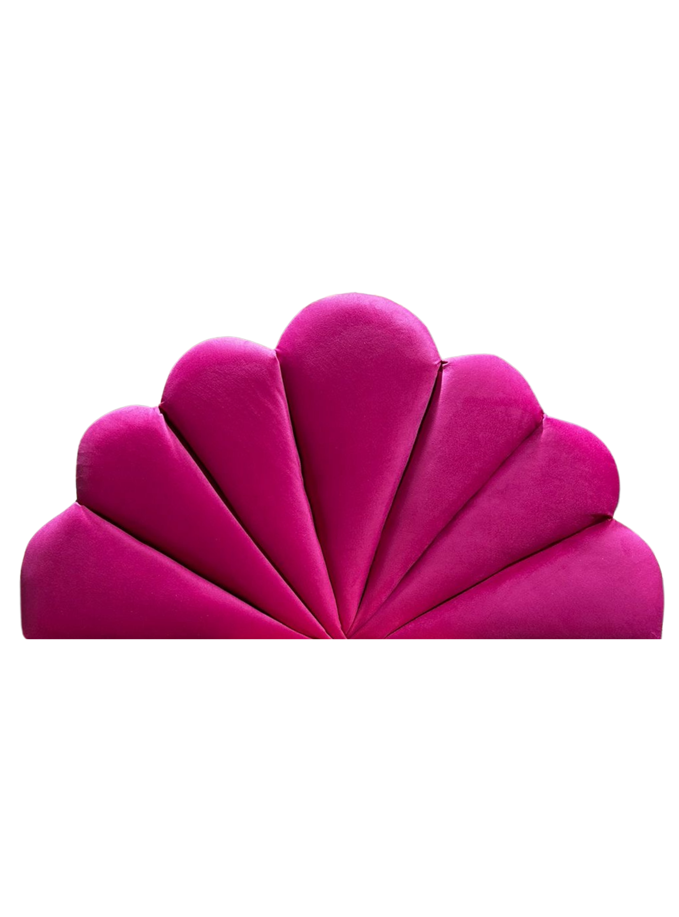 Respaldo Coral 1 1/2 Fucsia Felpa Muebles Rimar-4