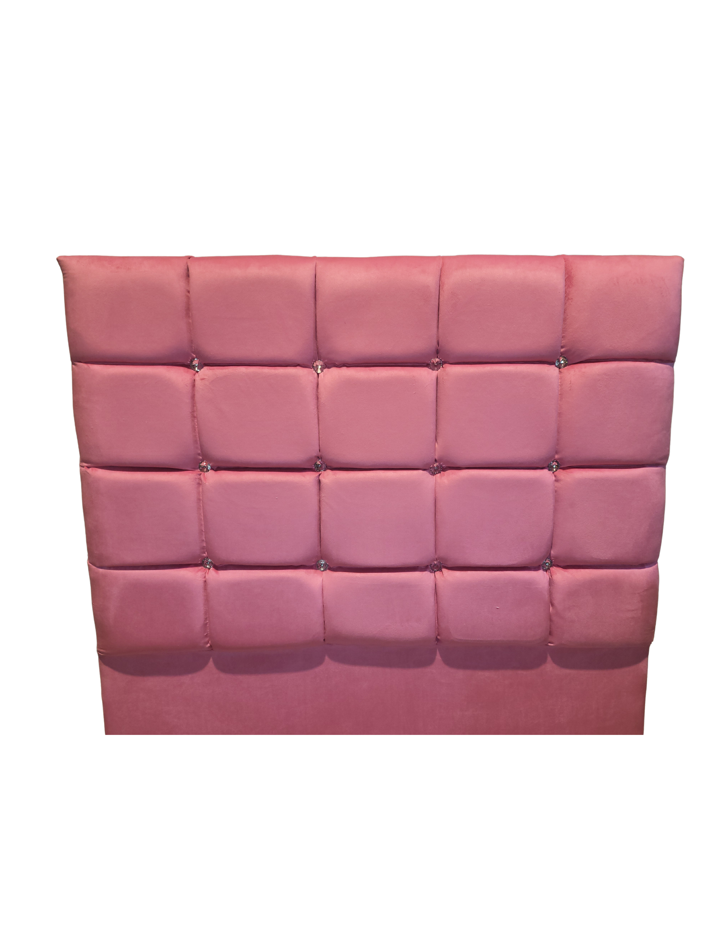 Respaldo 1 1/2 Rosado Felpa a piso Muebles Rimar-5