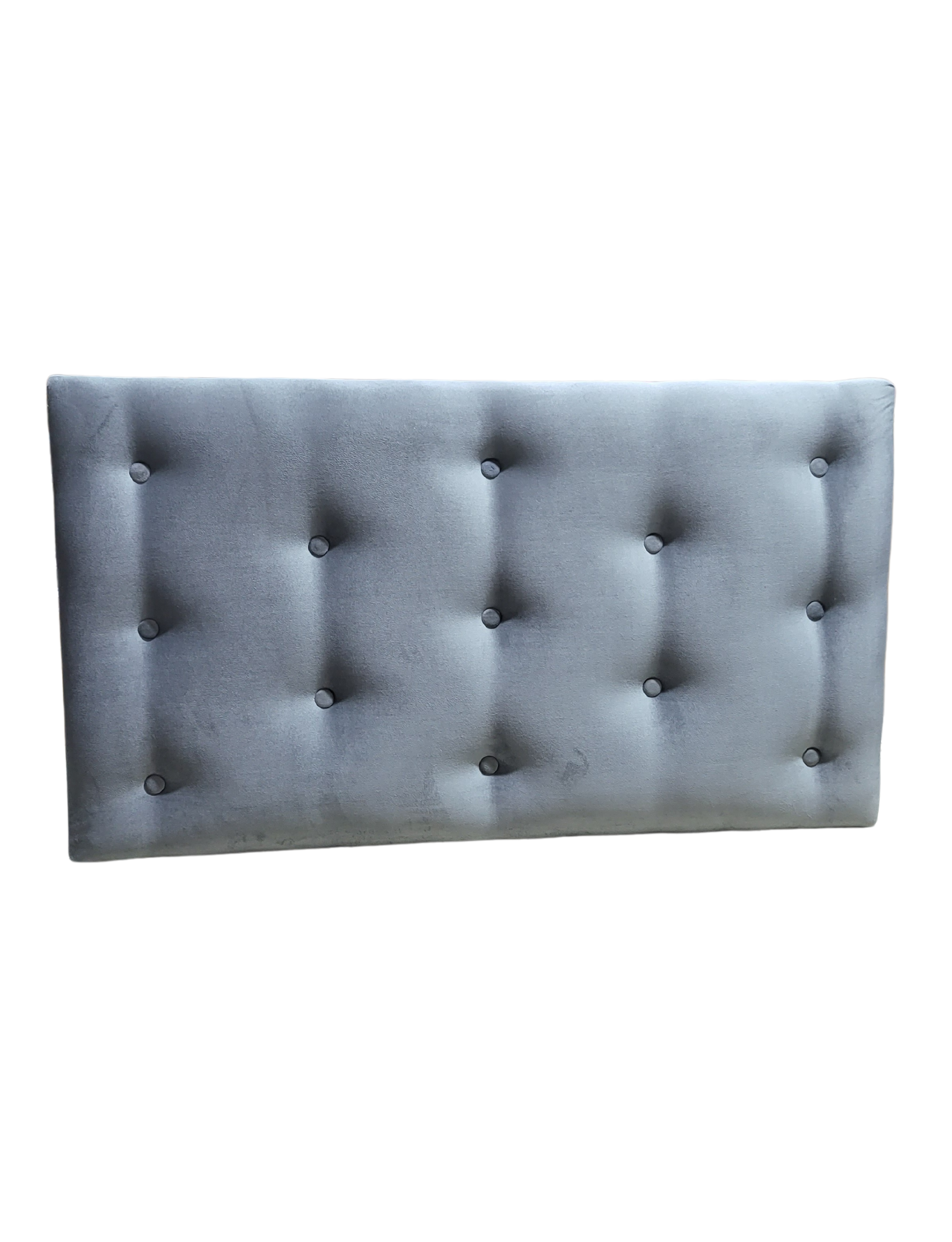 Respaldo 1.5 P Botone Gris Felpa Muebles Rimar-3