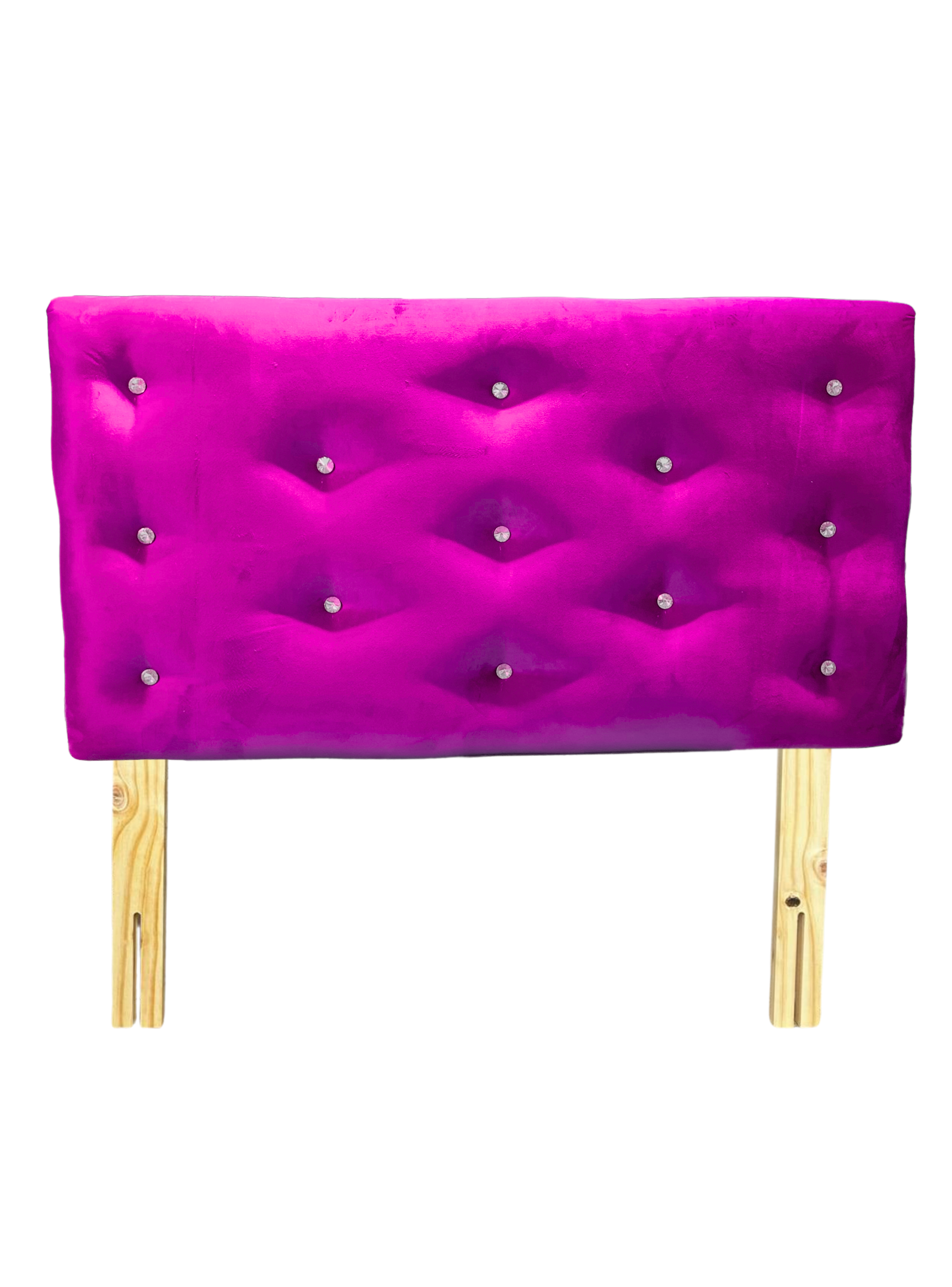 Respaldo 1,5 plaza Boton Diamante Morado Fellpa Rimar-3