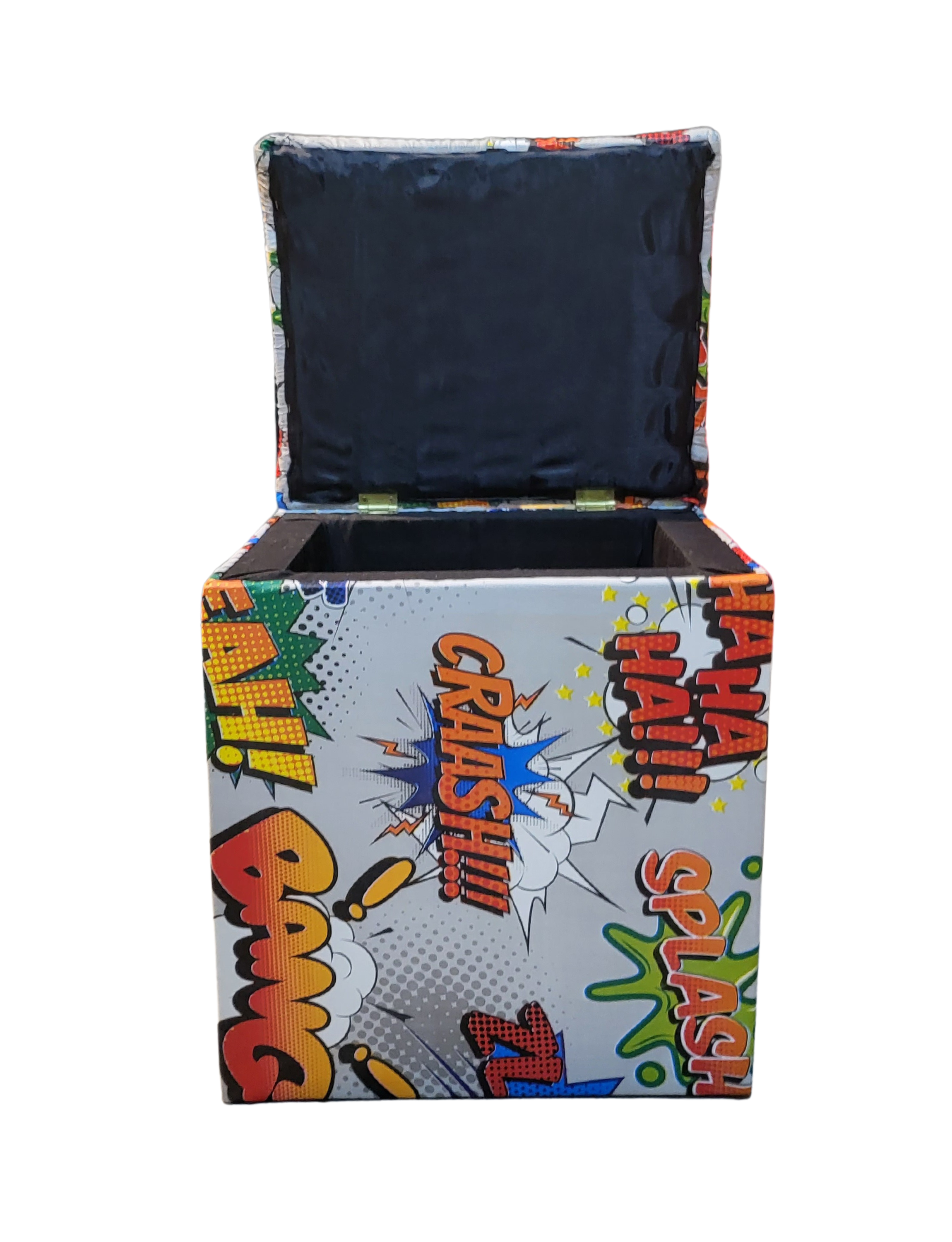 Pouf Baul Comic Eco Cuero 40x33x50 Rimar-4