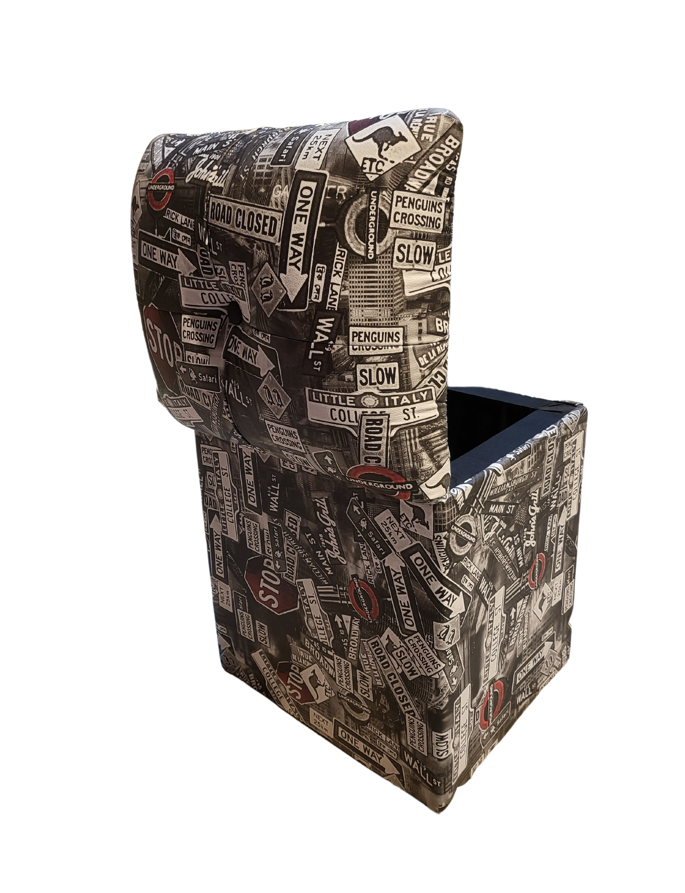 Pouf Baul One Whay Eco Cuero 40x33x50 Rimar-3