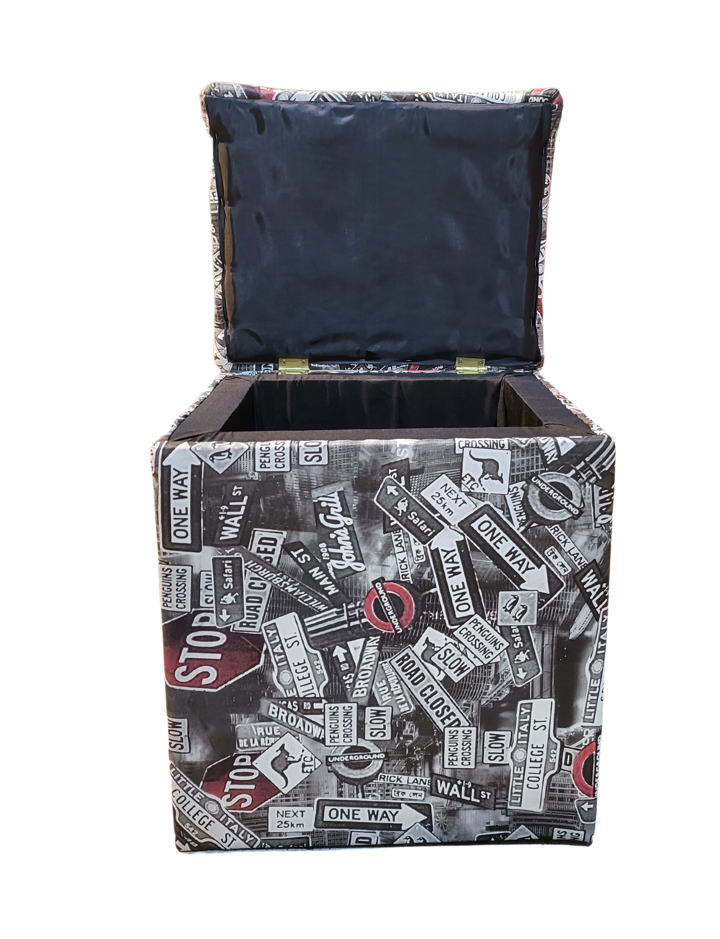 Pouf Baul One Whay Eco Cuero 40x33x50 Rimar-4