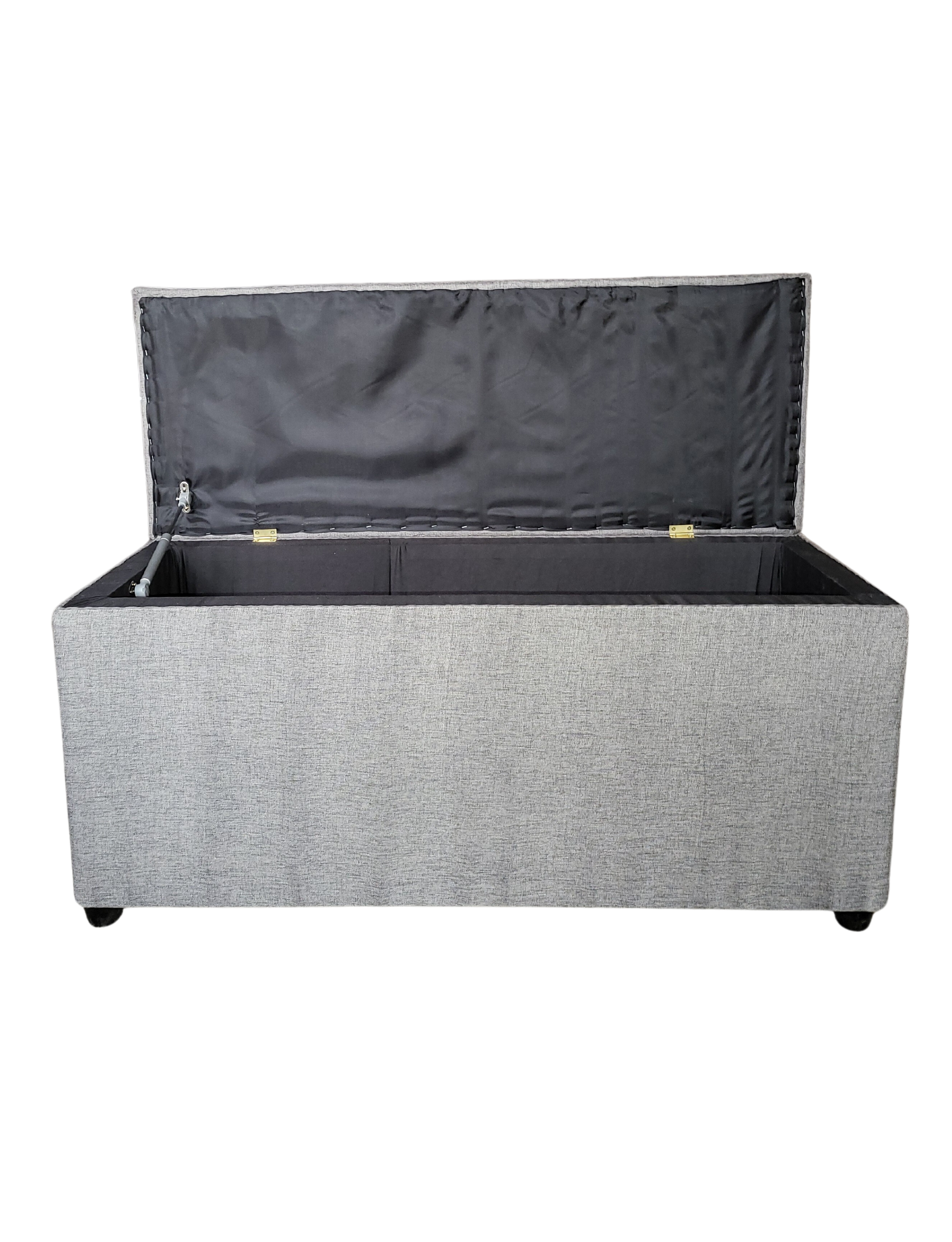Baul Botone XL Gris Lino 105X40X50X40 Rimar-5