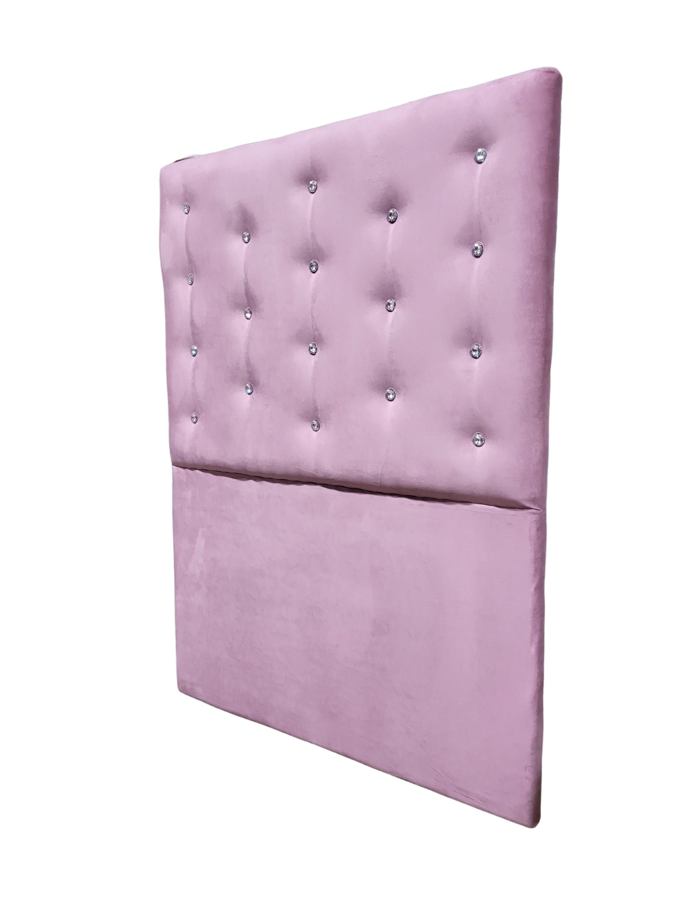 Respaldo 1 Plaza Palo Rosa Botón Diamante a piso Muebles Rimar-2