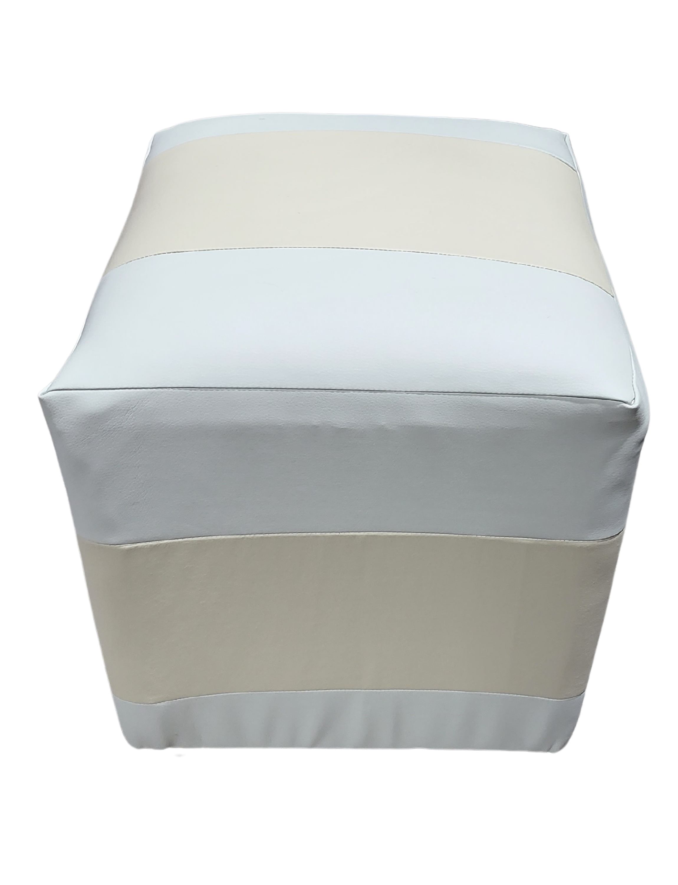 Pouf Bicolor Eco Cuero Muebles Rimar-2