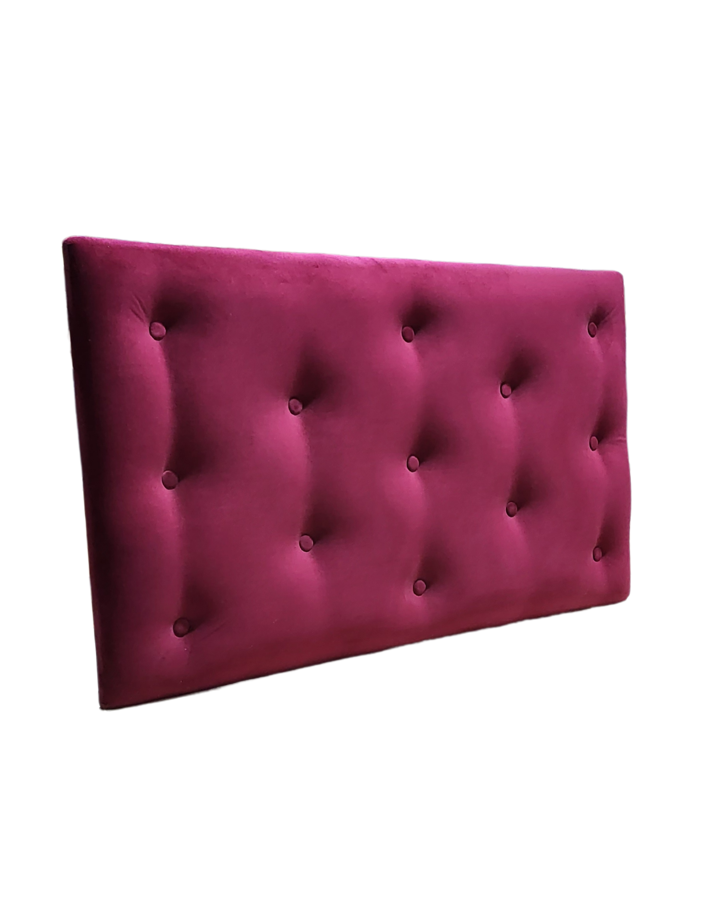 Respaldo 1.5 Plazas Botone Felpa Muebles Rimar-2