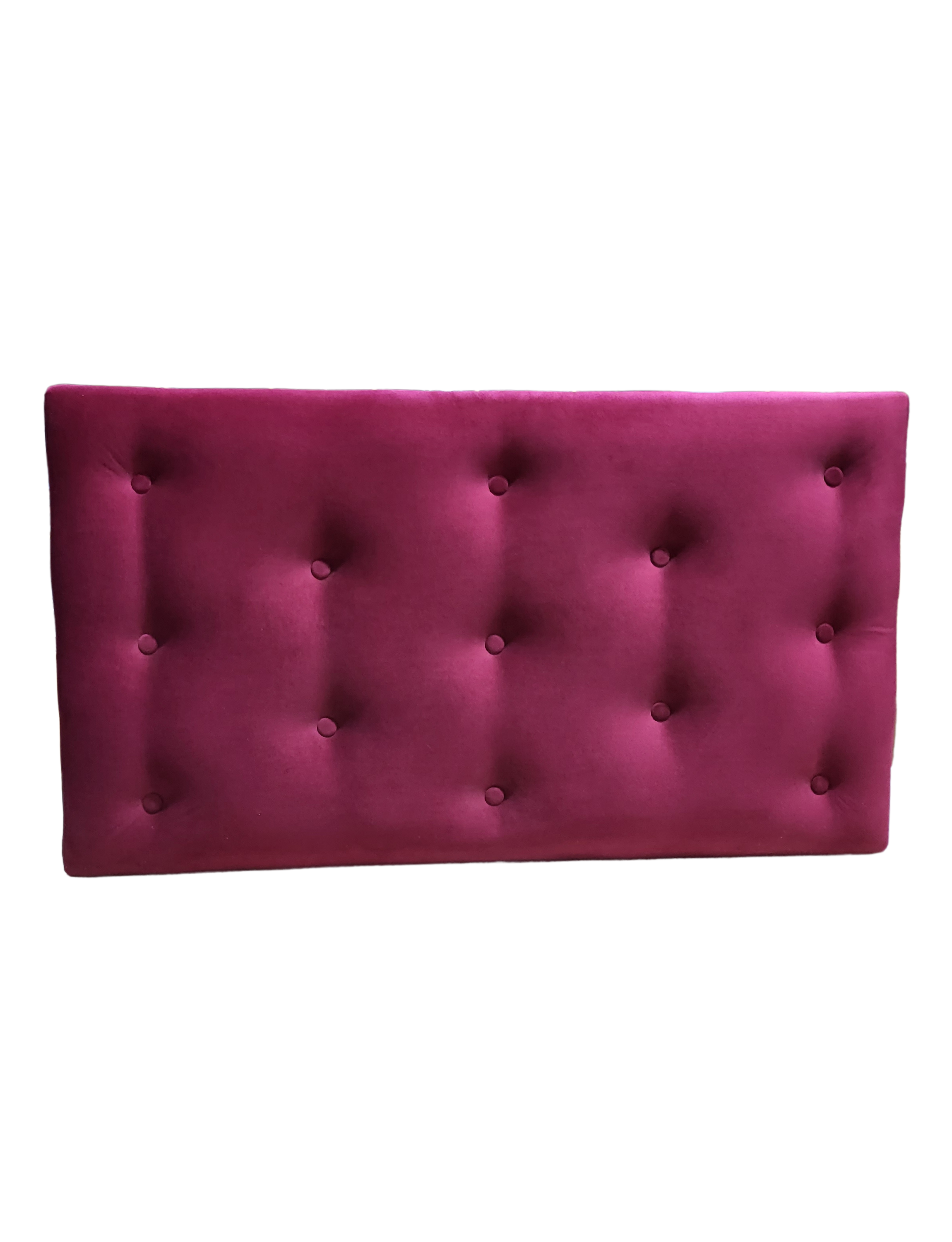 Respaldo 1.5 Plazas Botone Felpa Muebles Rimar-3