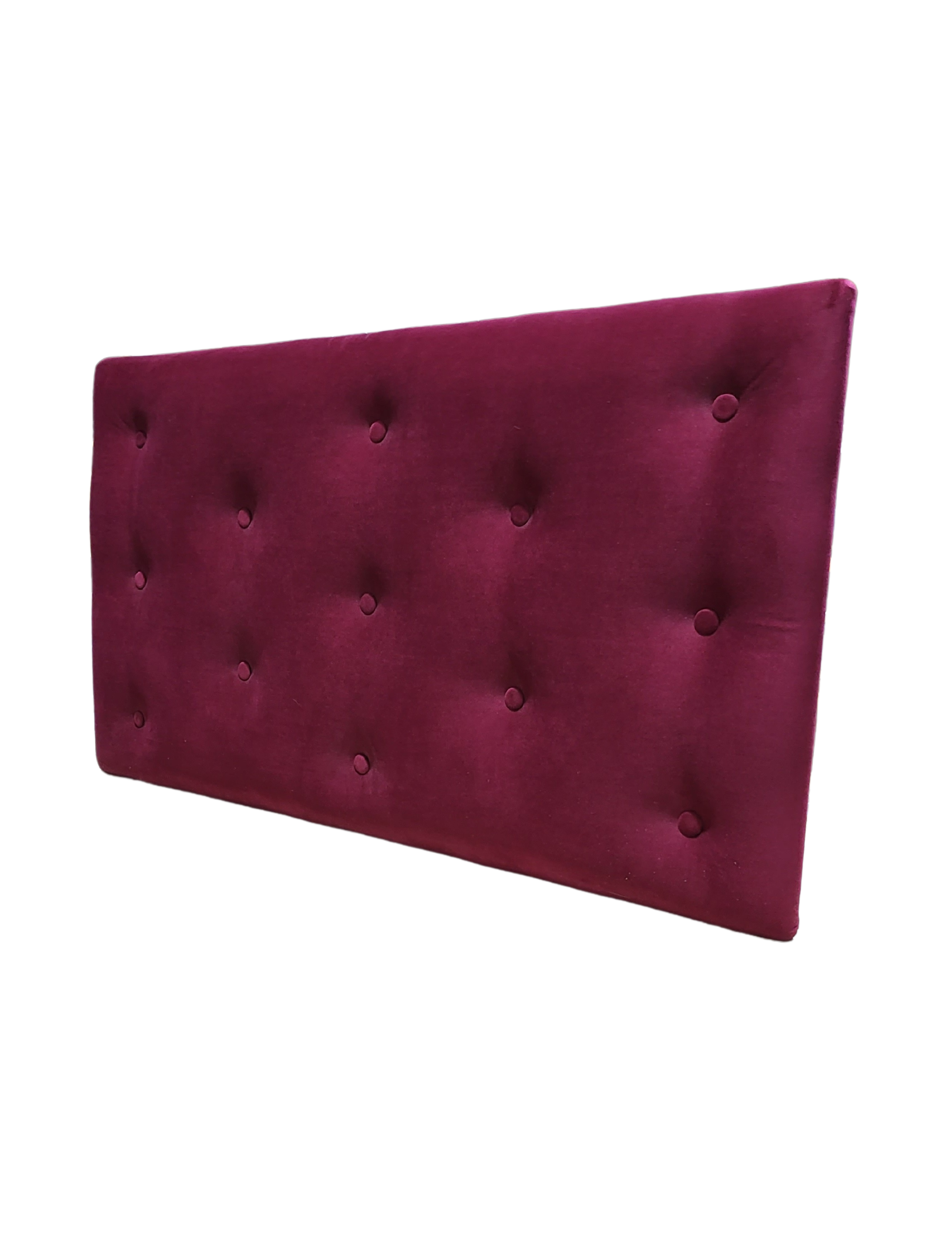 Respaldo 1.5 Plazas Botone Felpa Muebles Rimar-4